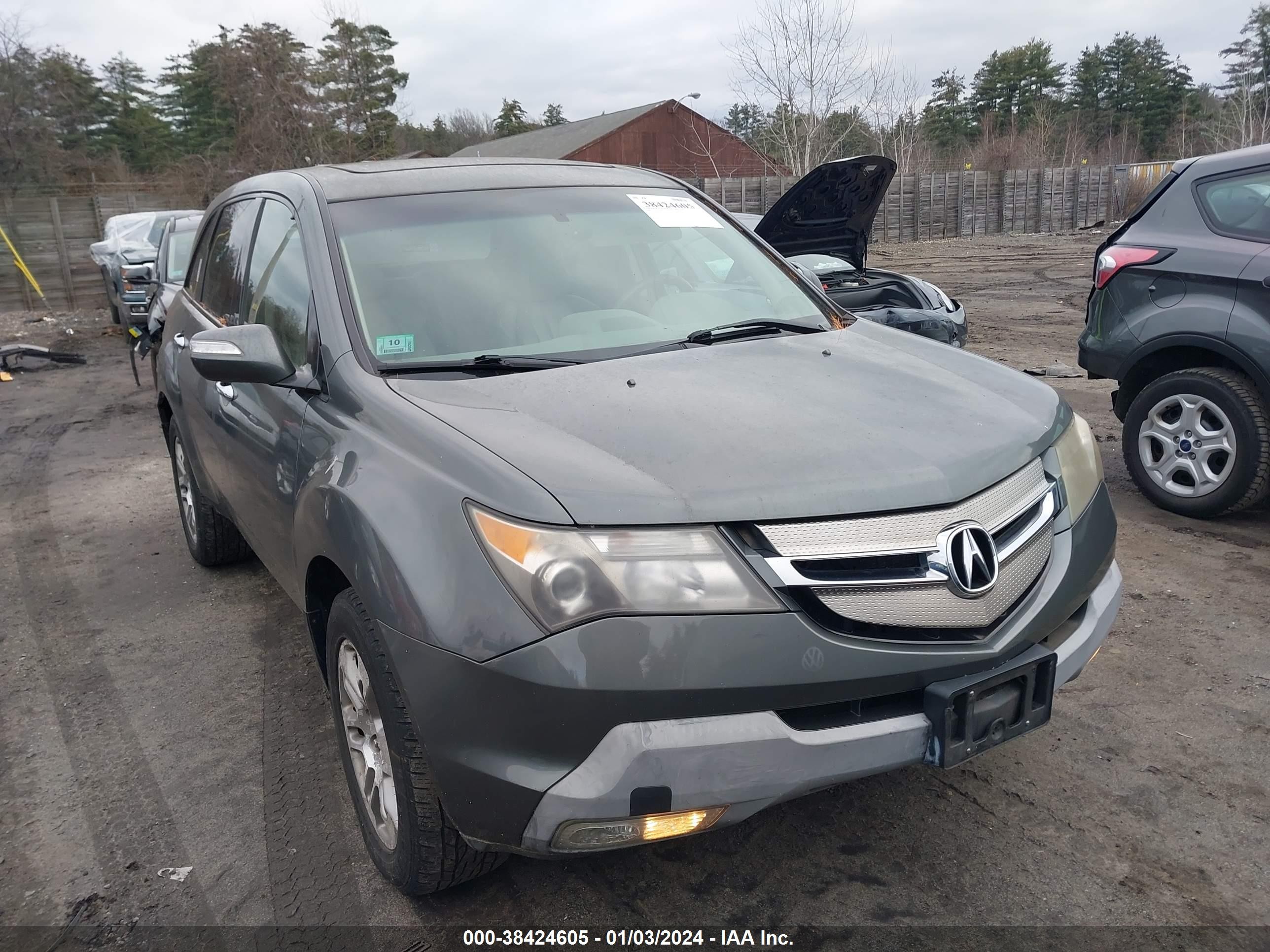 ACURA MDX 2008 2hnyd28438h535481