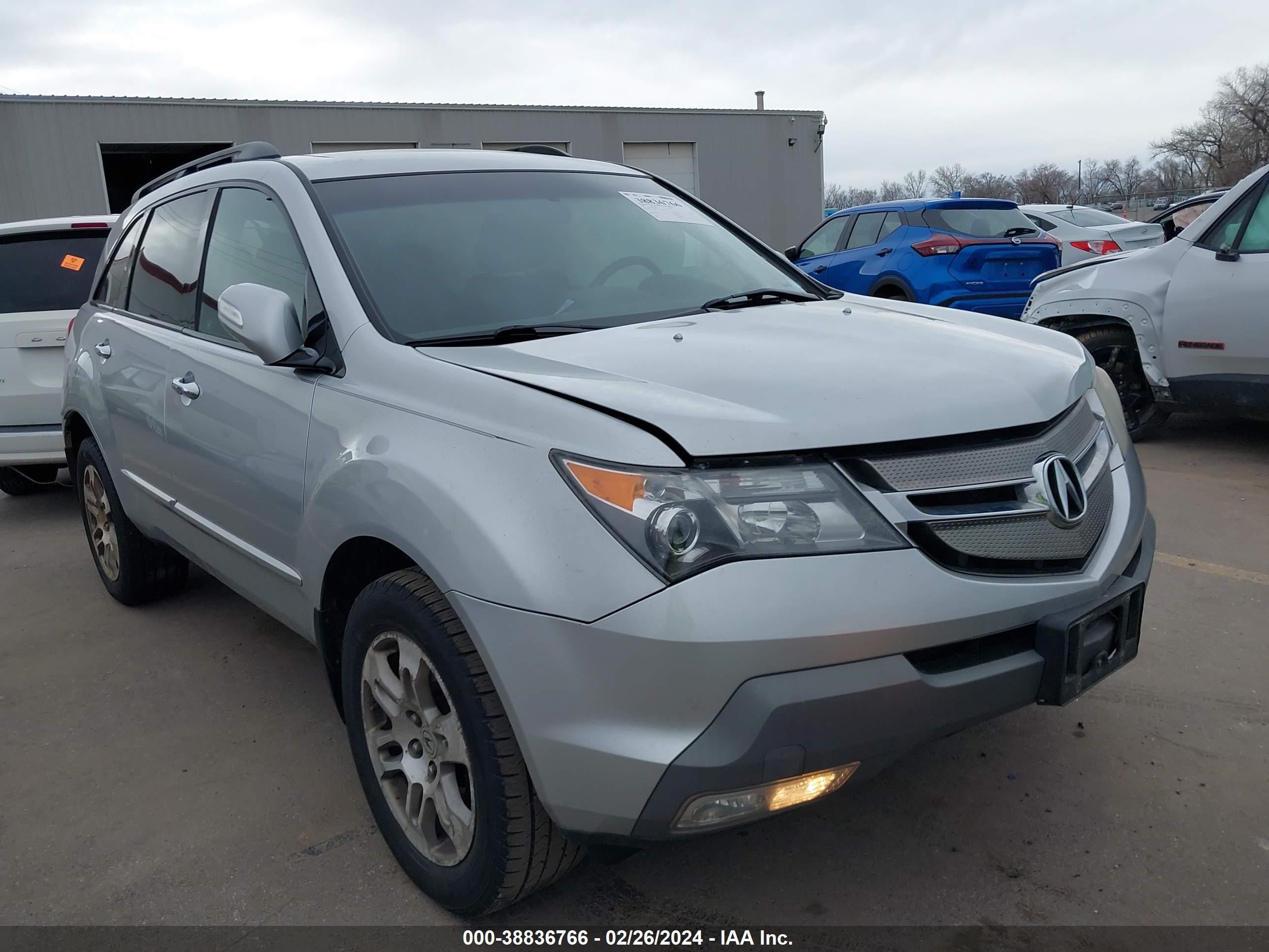 ACURA MDX 2007 2hnyd28447h539411