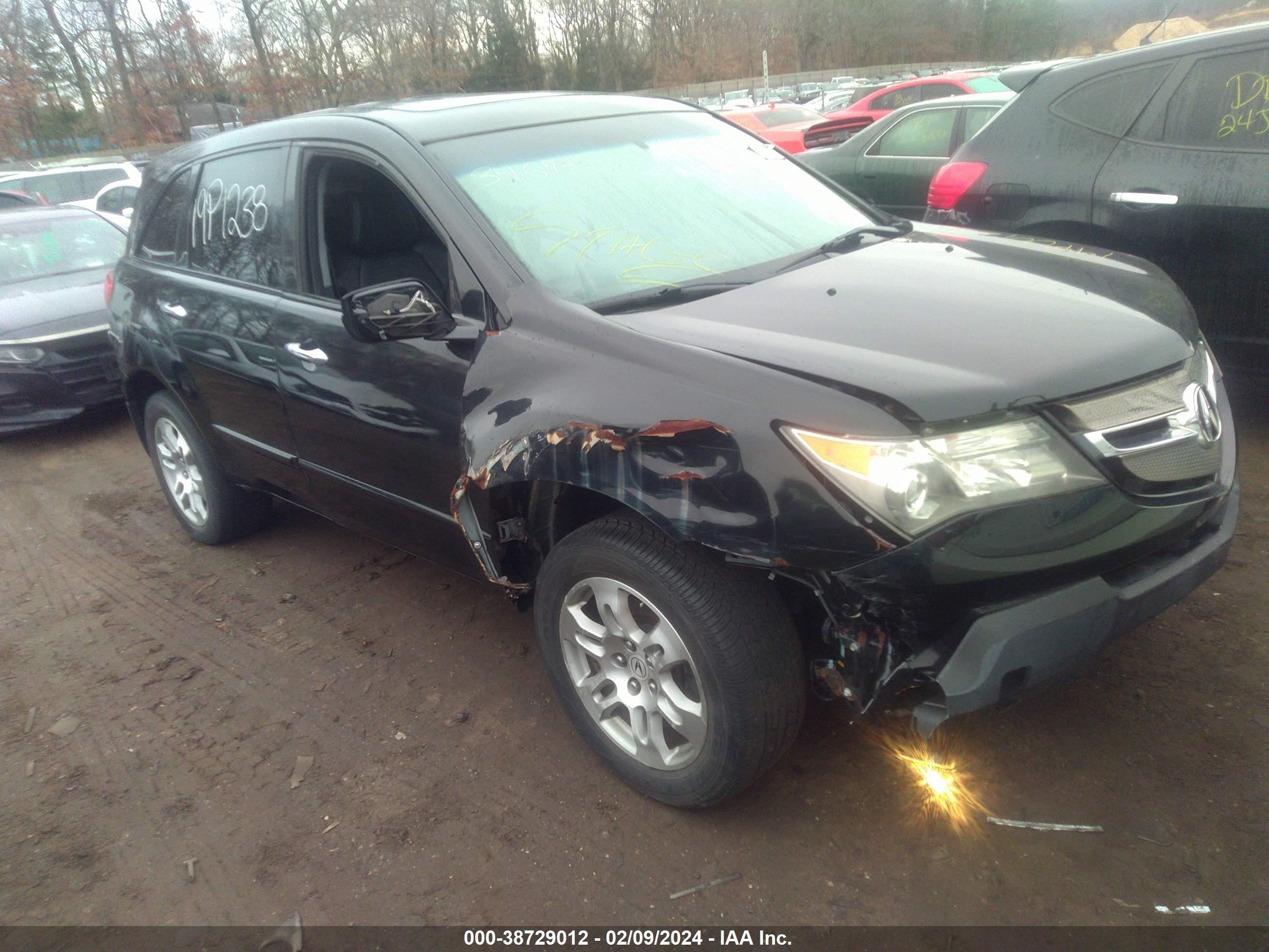 ACURA MDX 2007 2hnyd28457h503811