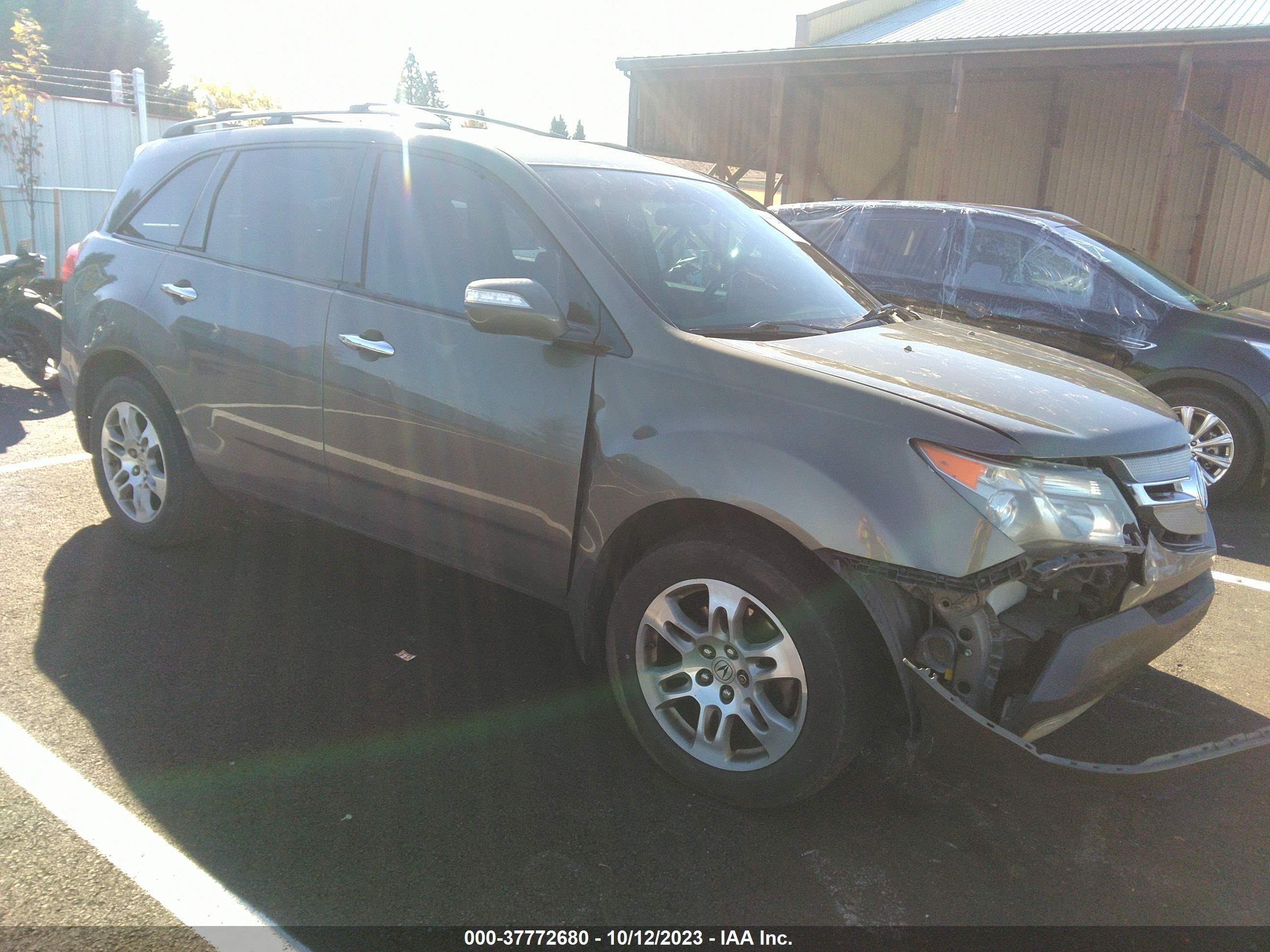 ACURA MDX 2007 2hnyd28457h534699