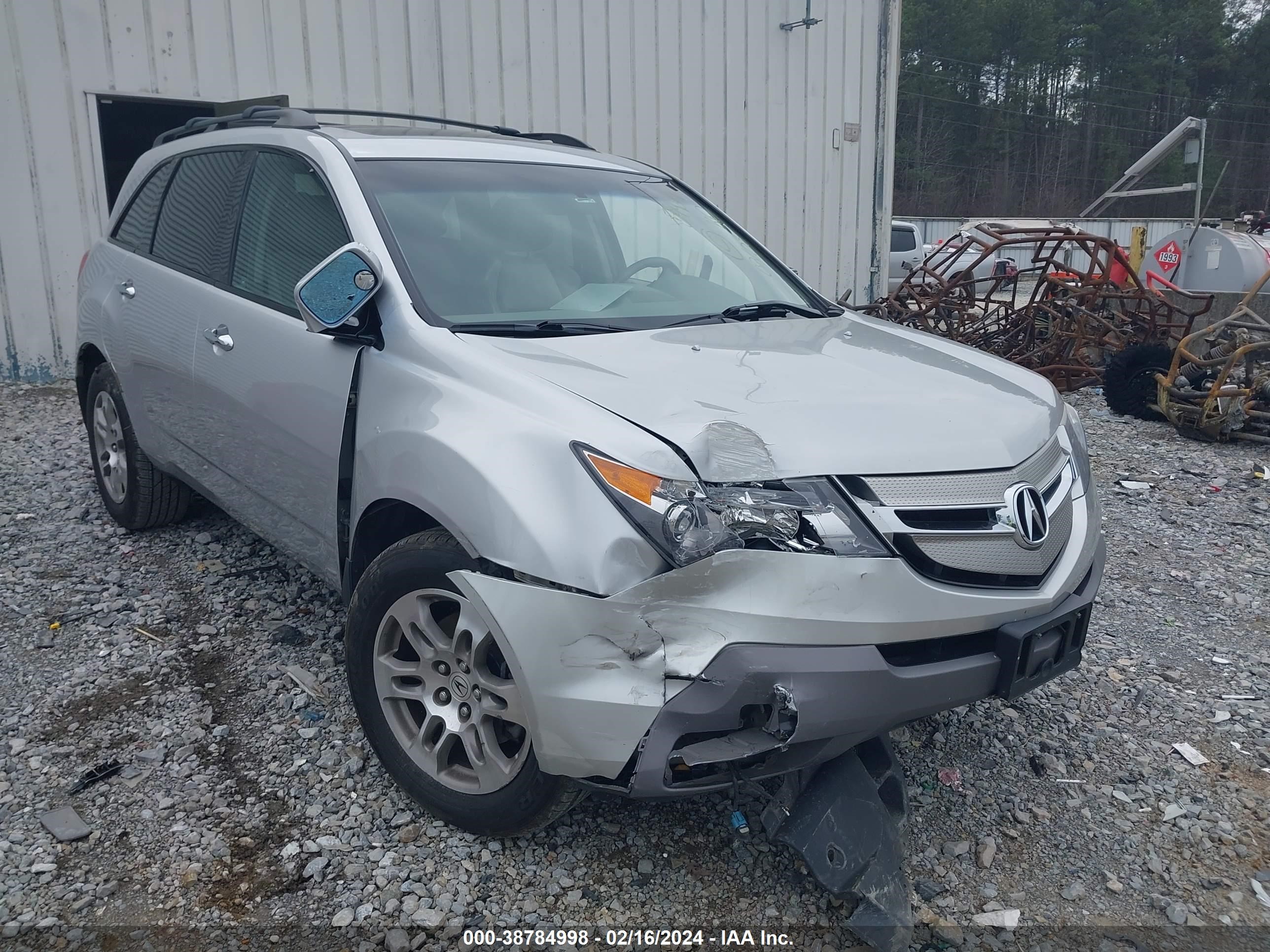 ACURA MDX 2007 2hnyd28457h549252