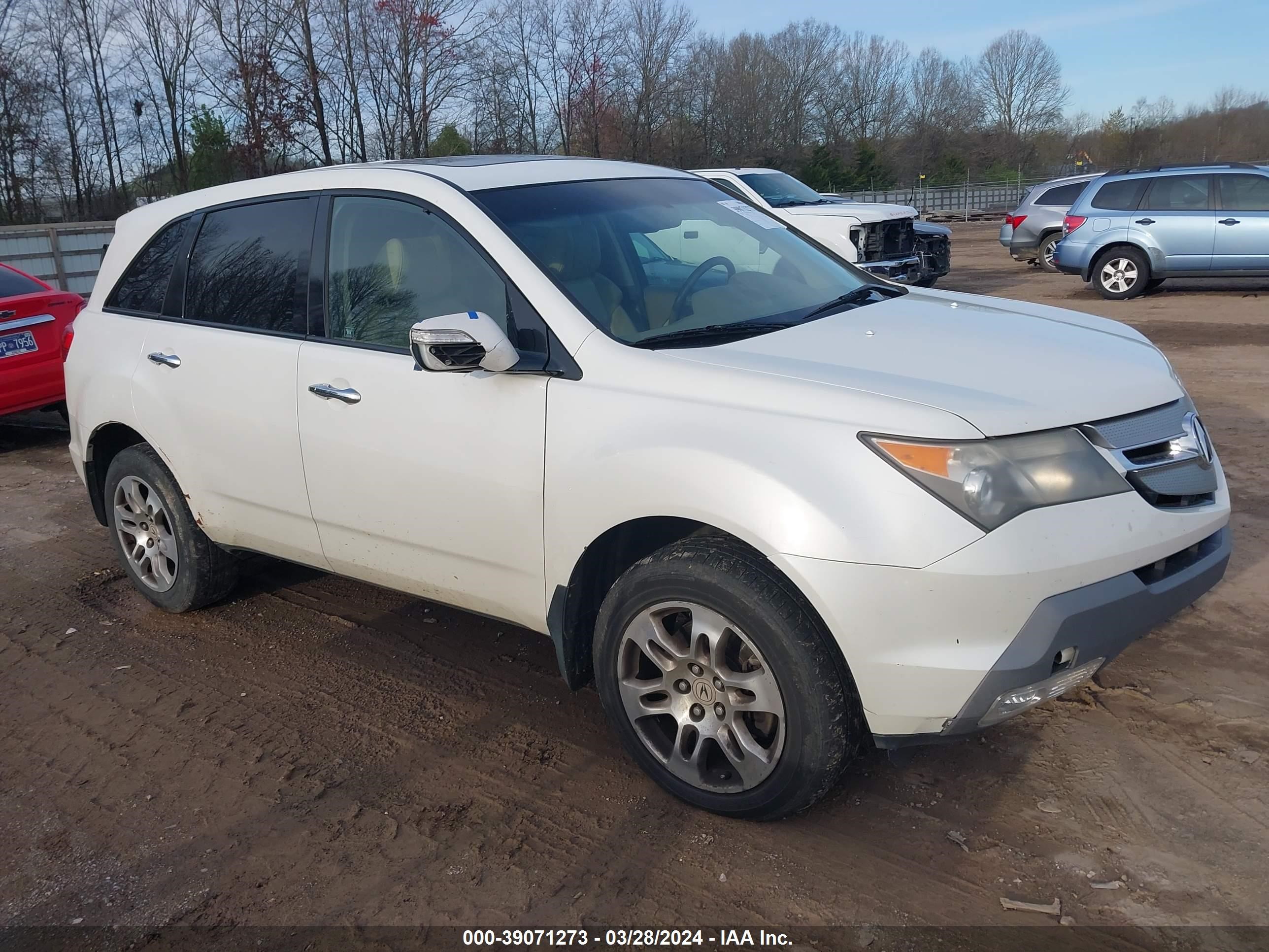 ACURA MDX 2008 2hnyd28458h551083