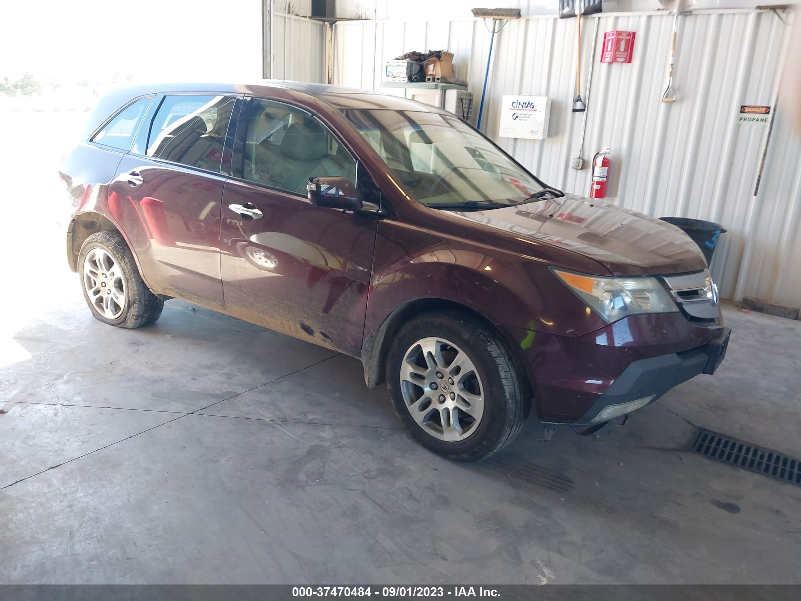 ACURA MDX 2008 2hnyd28458h551116