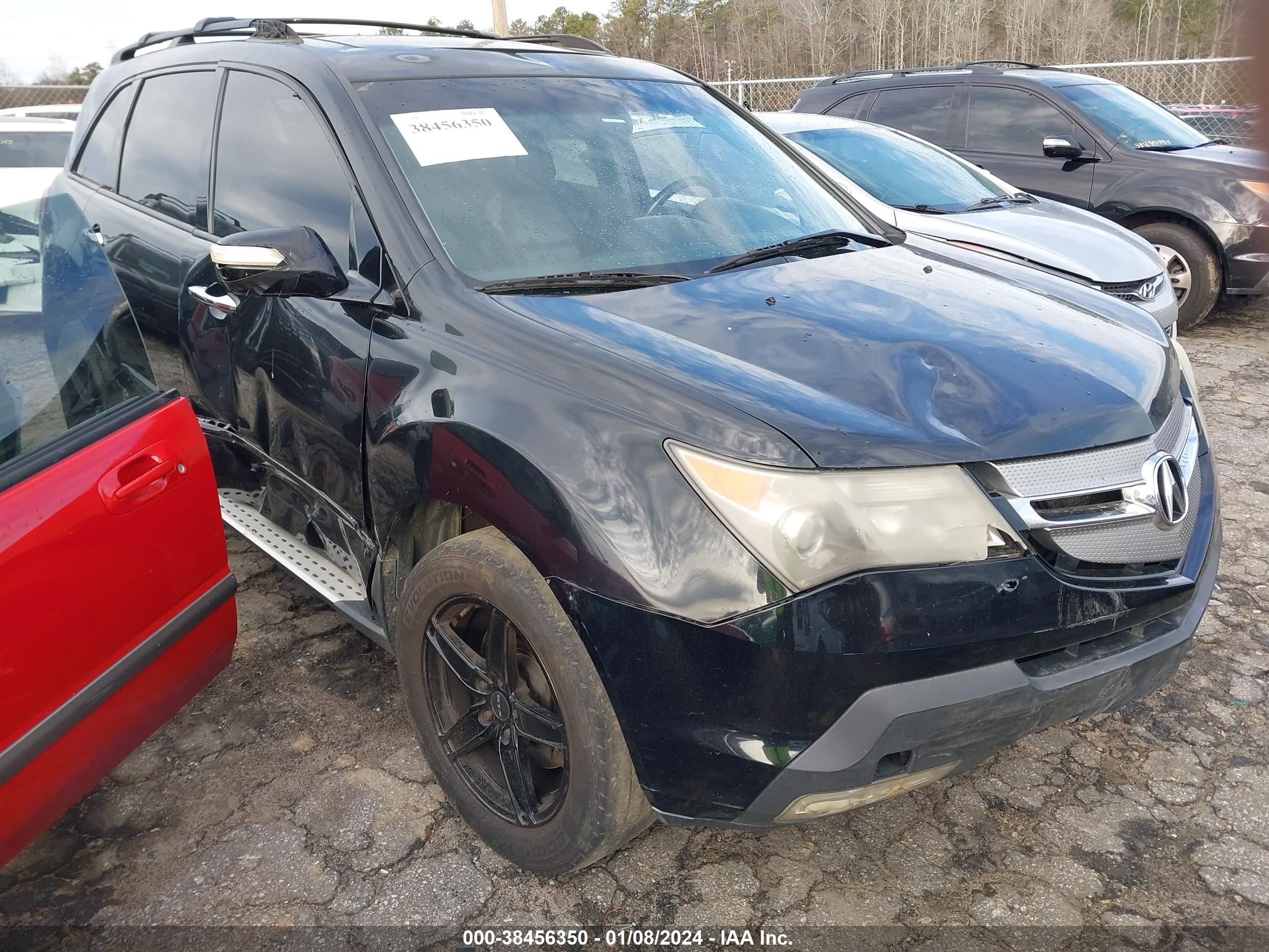 ACURA MDX 2009 2hnyd28459h504248