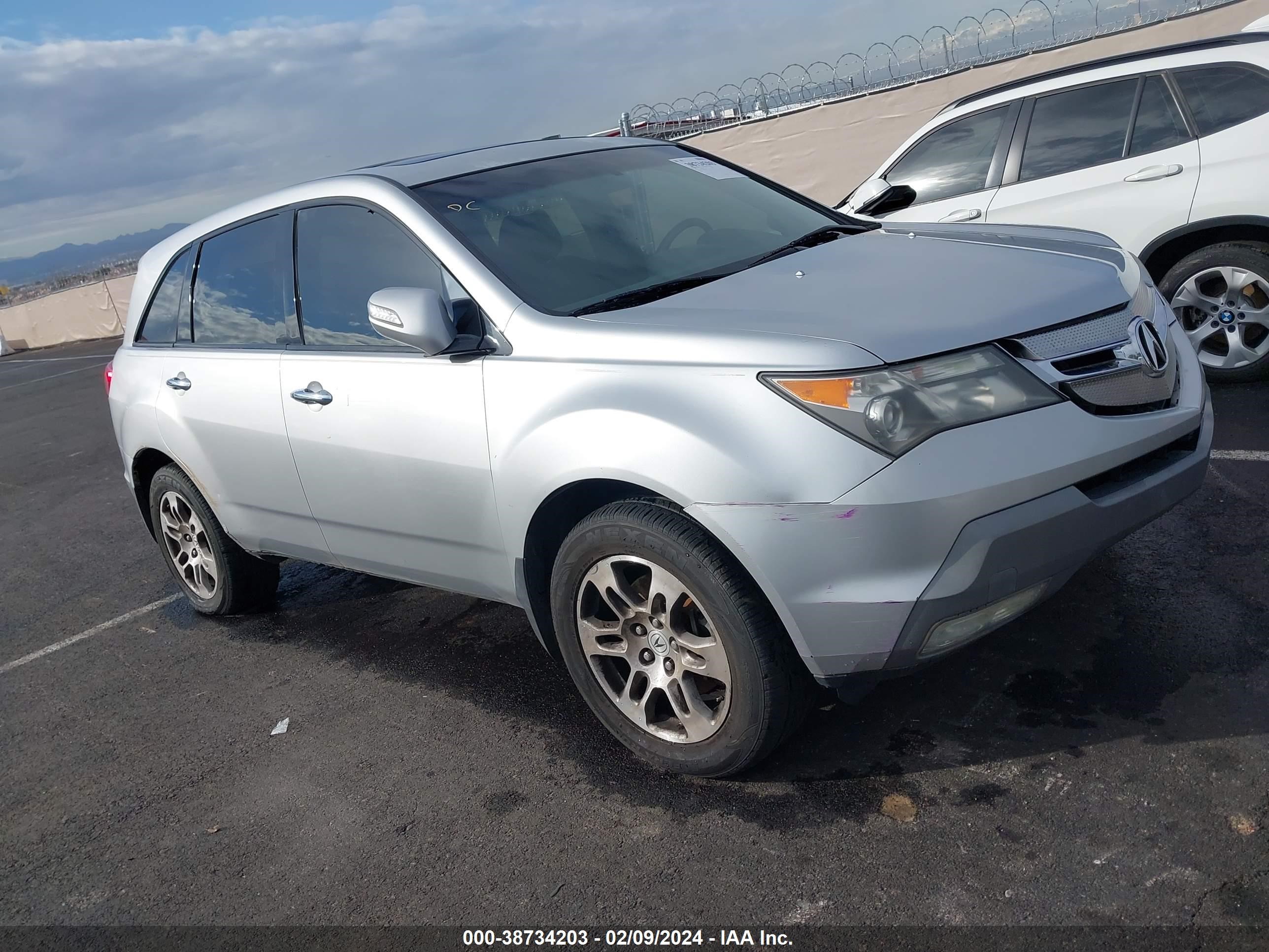 ACURA MDX 2007 2hnyd28467h548157