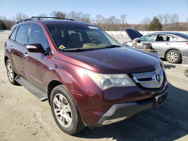 ACURA MDX TECHNO 2007 2hnyd28467h551558