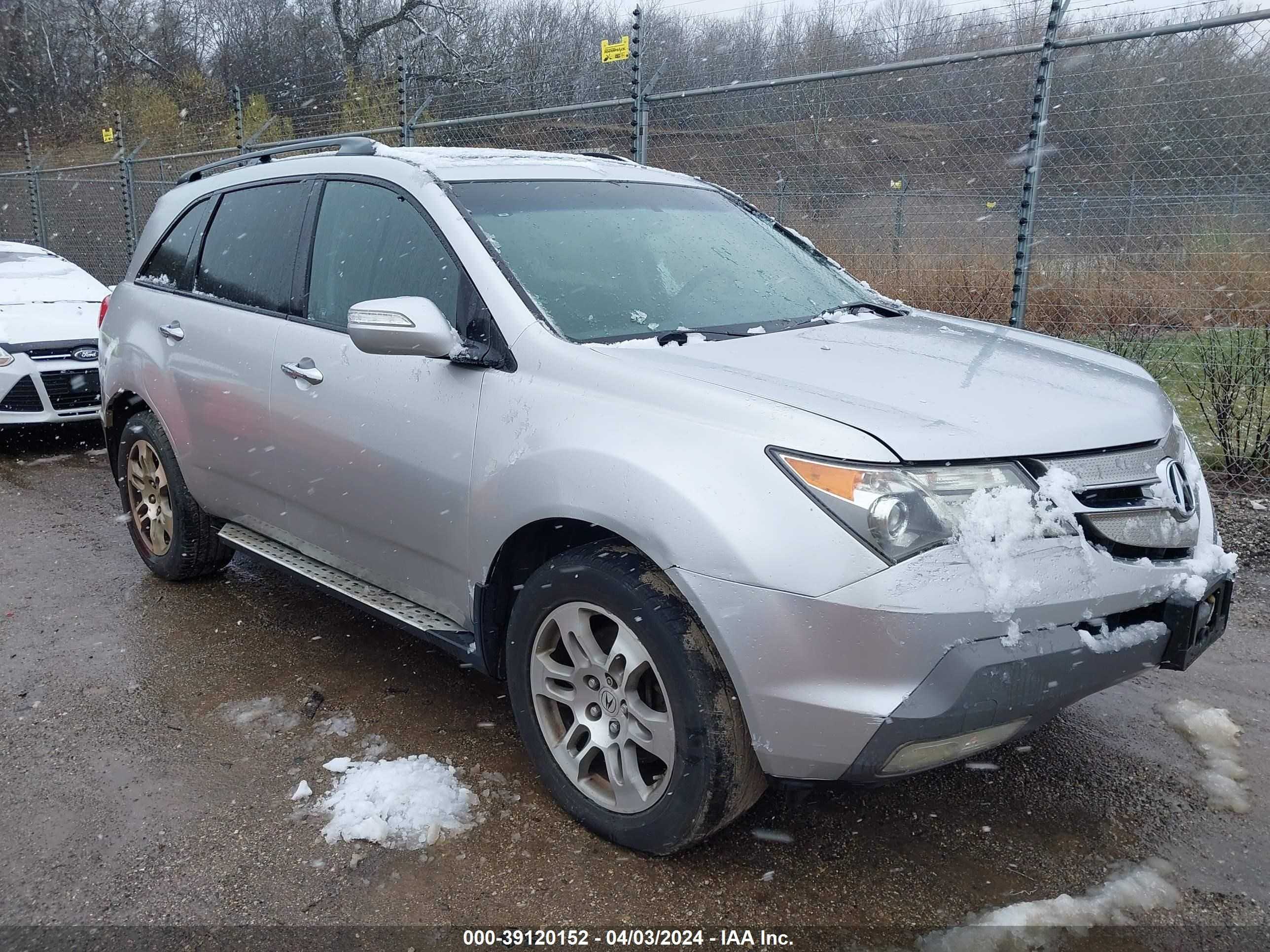 ACURA MDX 2008 2hnyd28468h506184