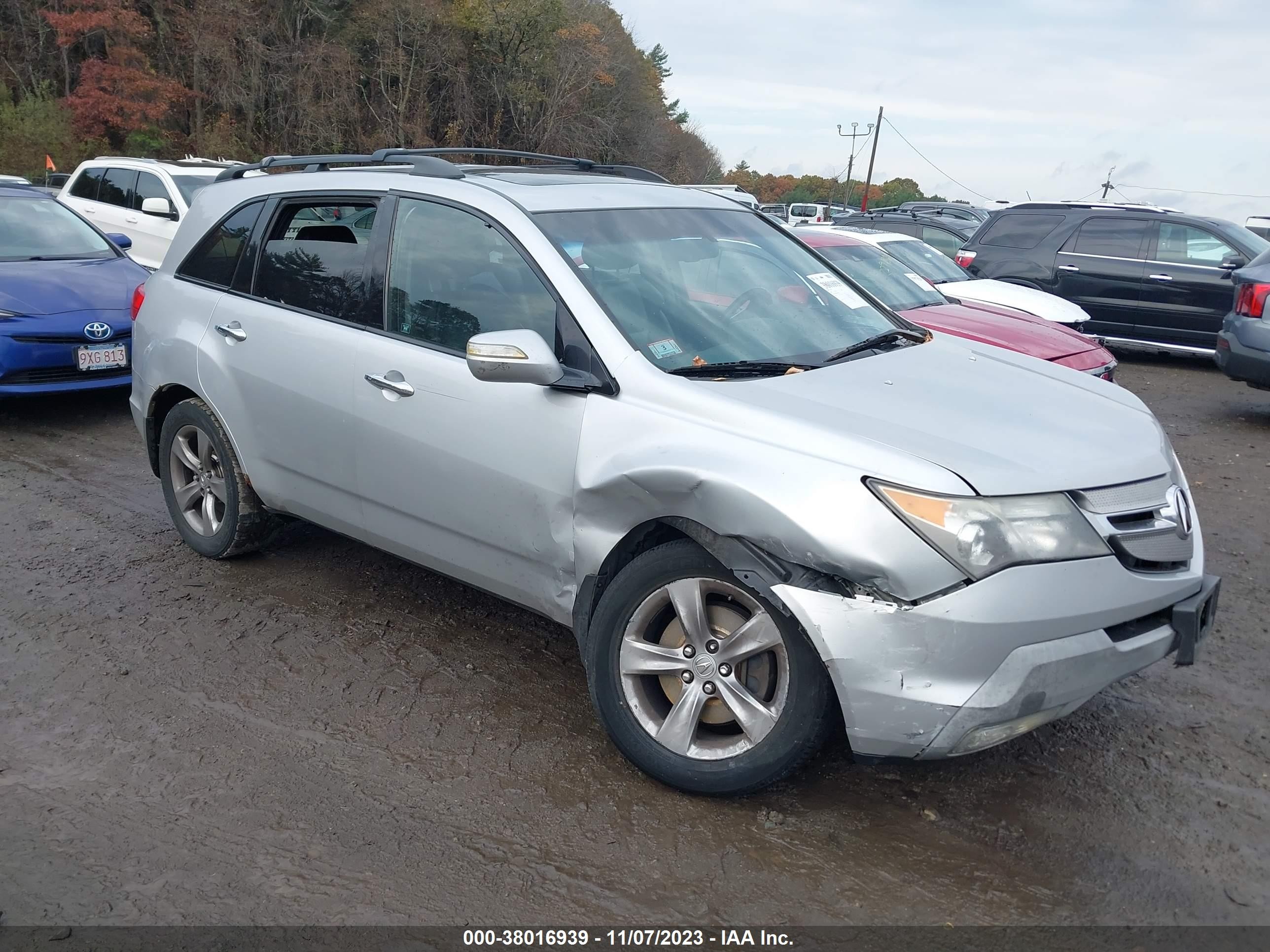 ACURA MDX 2008 2hnyd28468h535619