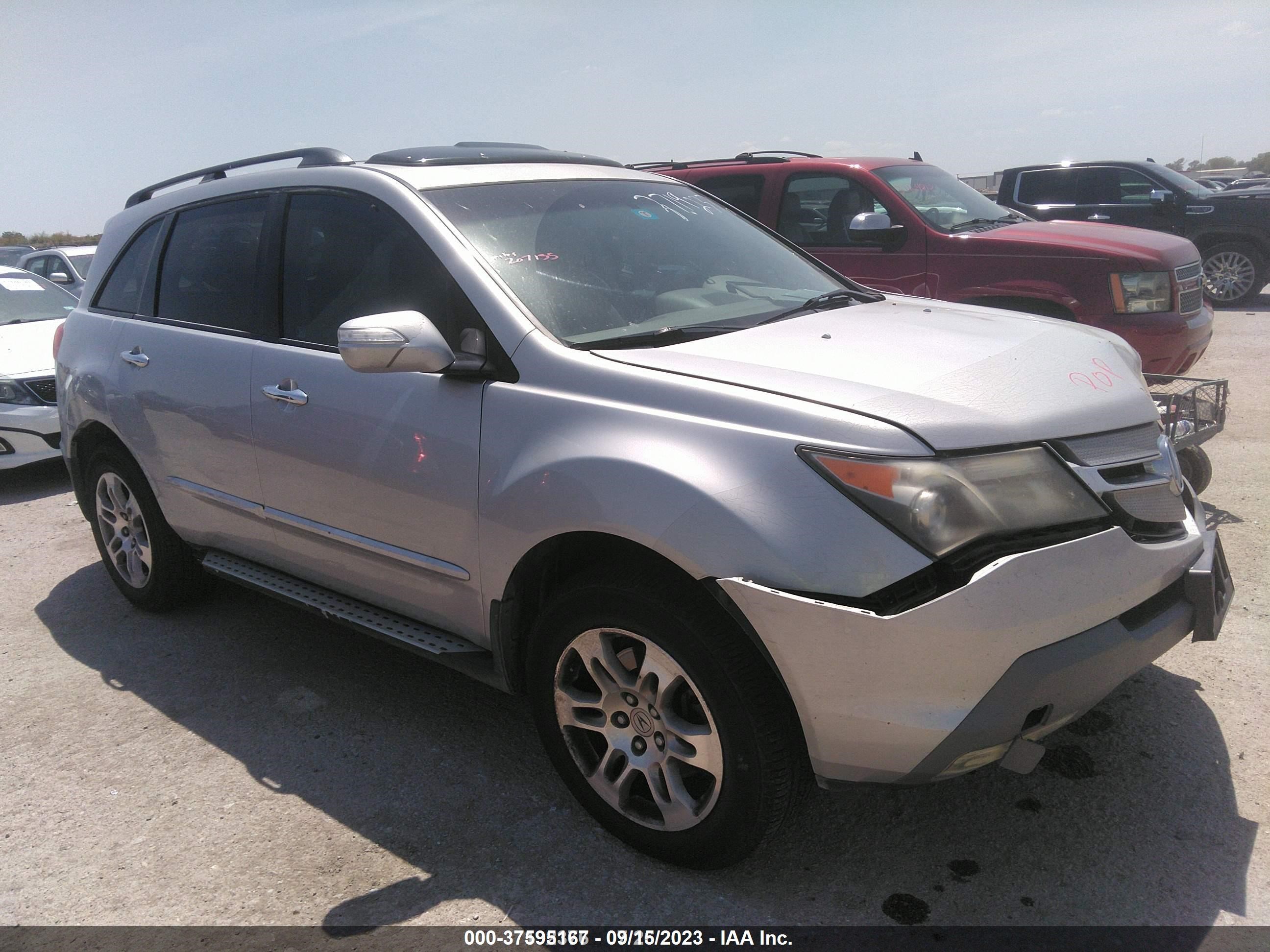 ACURA MDX 2009 2hnyd28469h527635