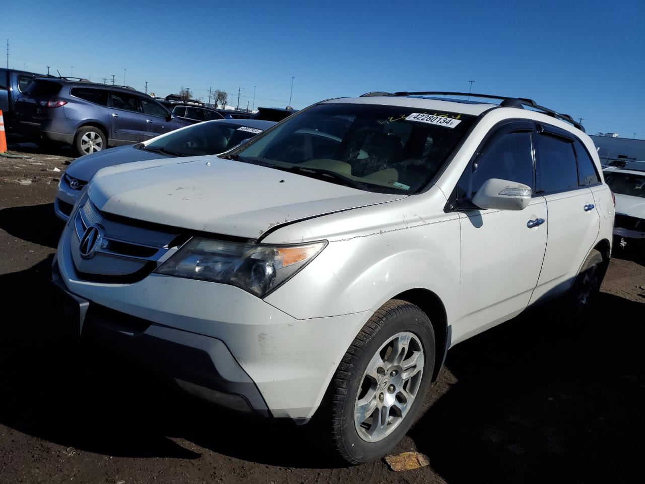 ACURA MDX 2008 2hnyd28478h505142