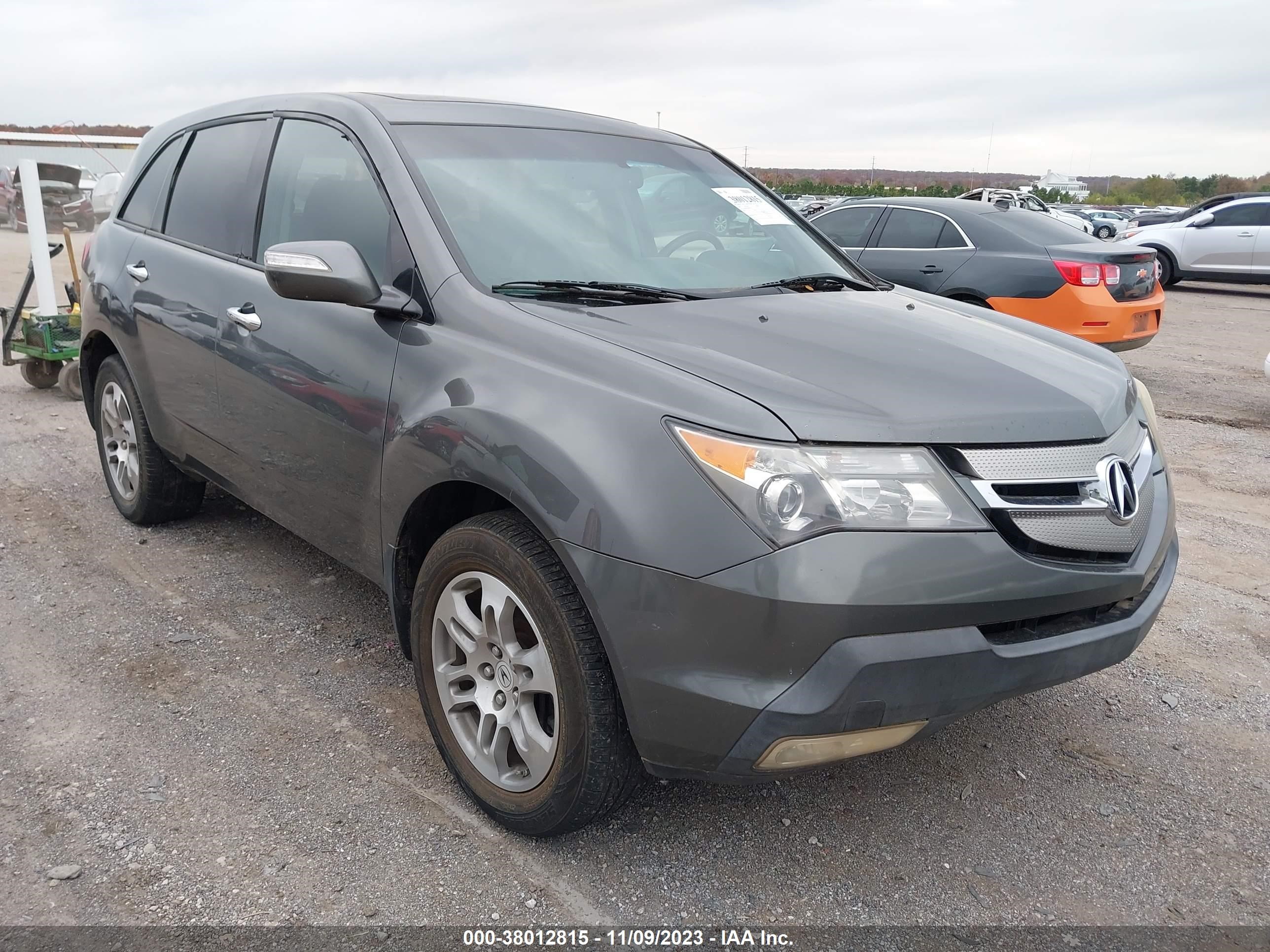 ACURA MDX 2008 2hnyd28478h507957