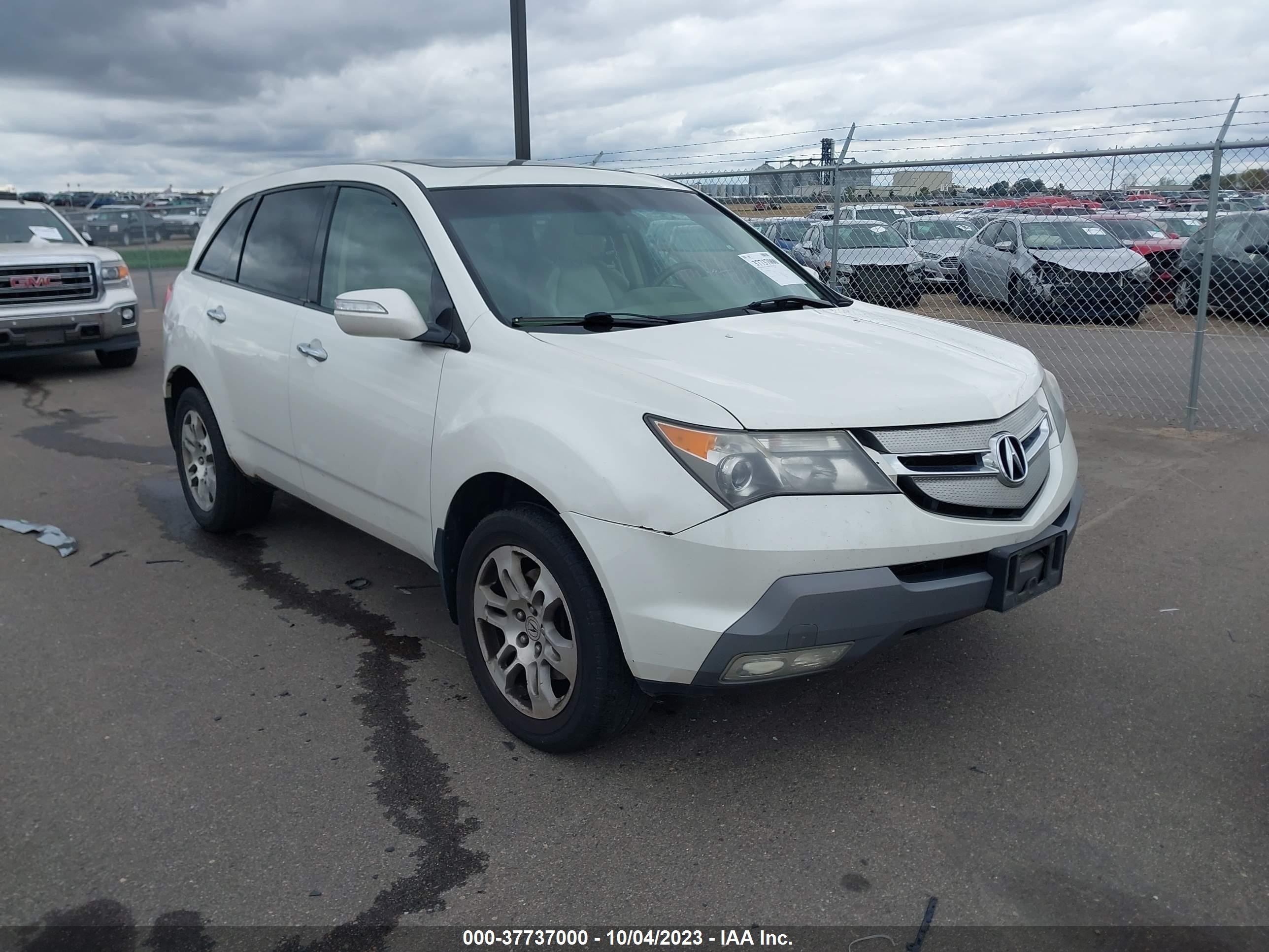 ACURA MDX 2008 2hnyd28488h551854