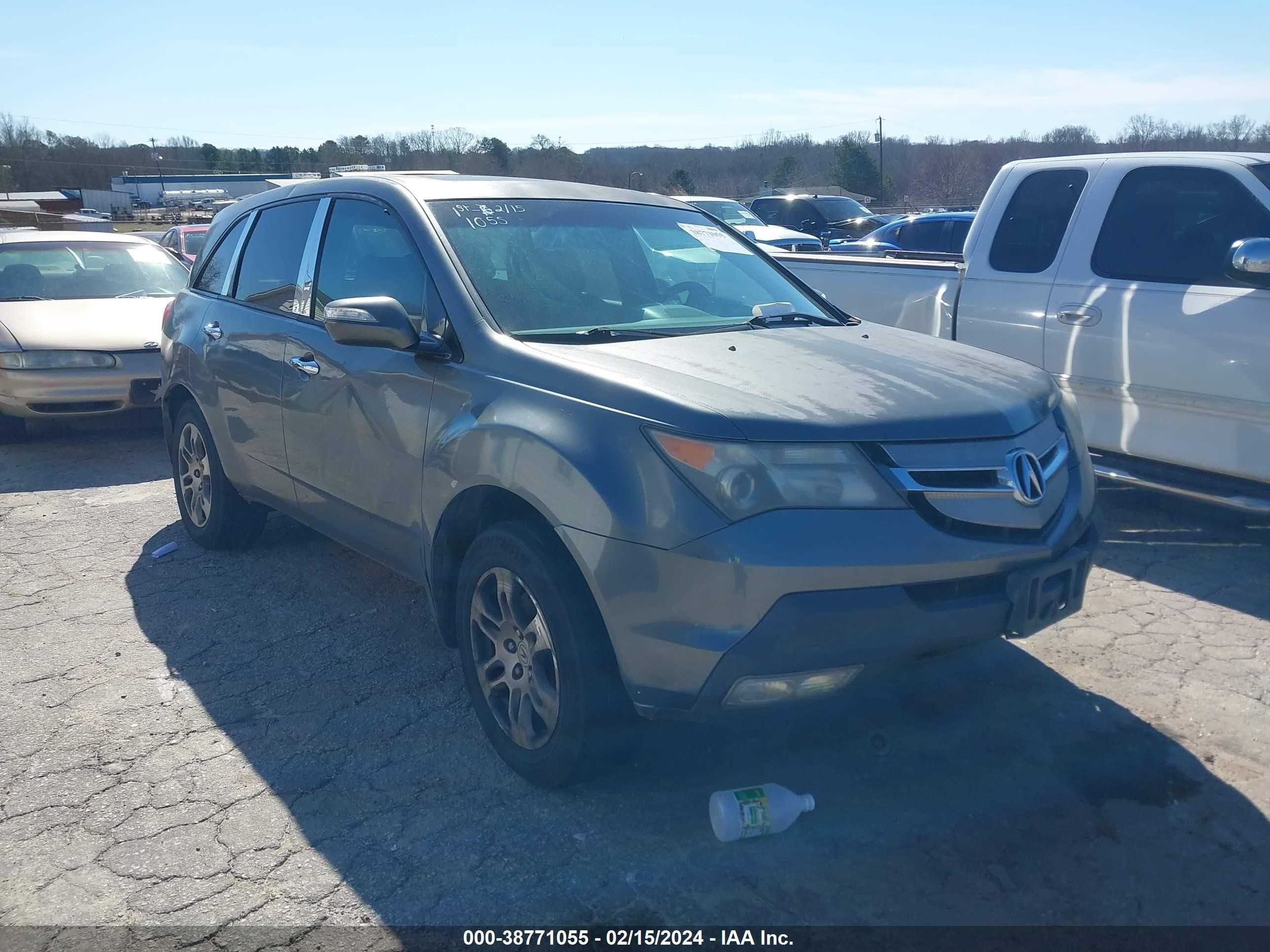 ACURA MDX 2007 2hnyd284x7h533953