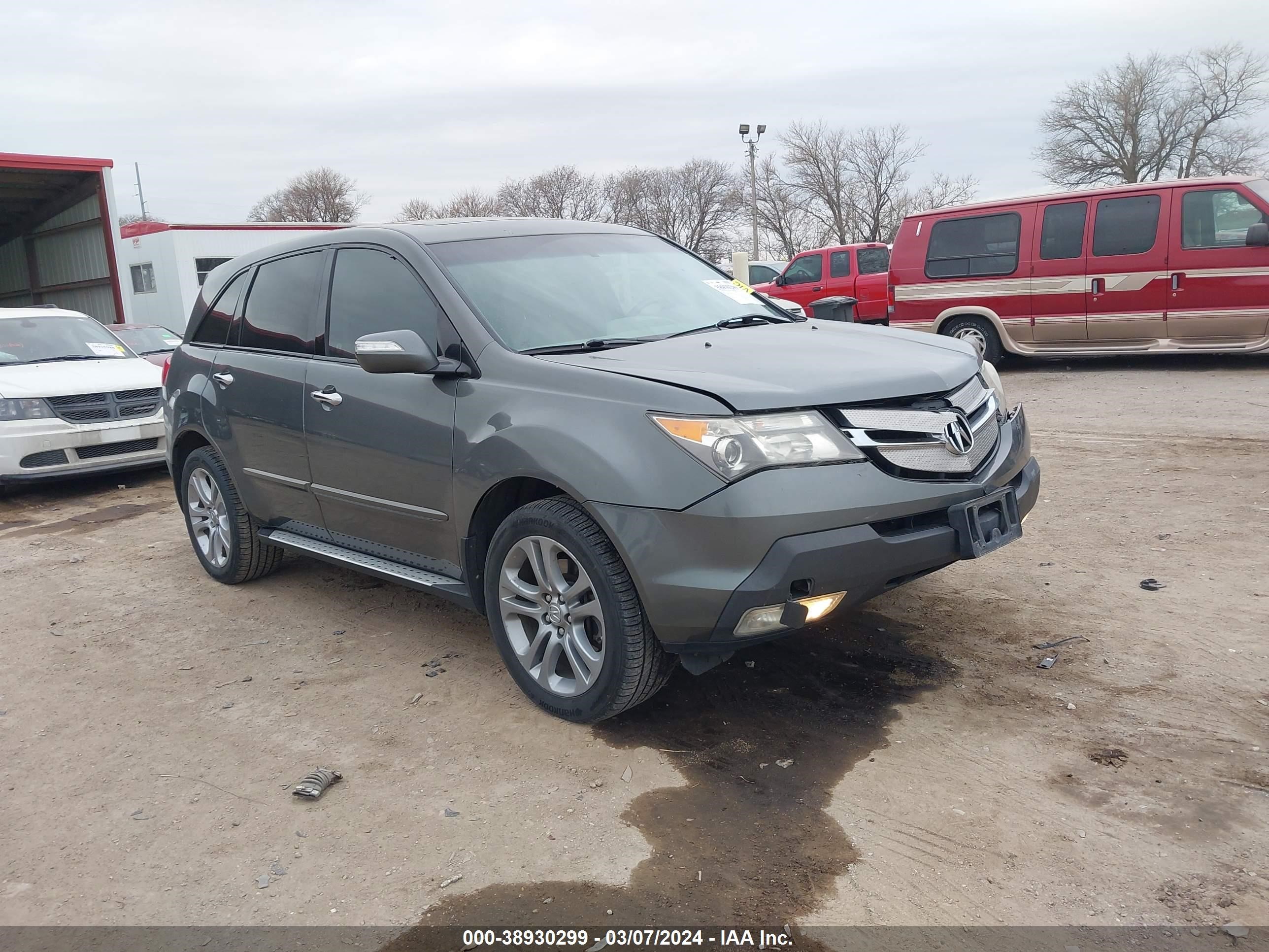 ACURA MDX 2008 2hnyd284x8h500193