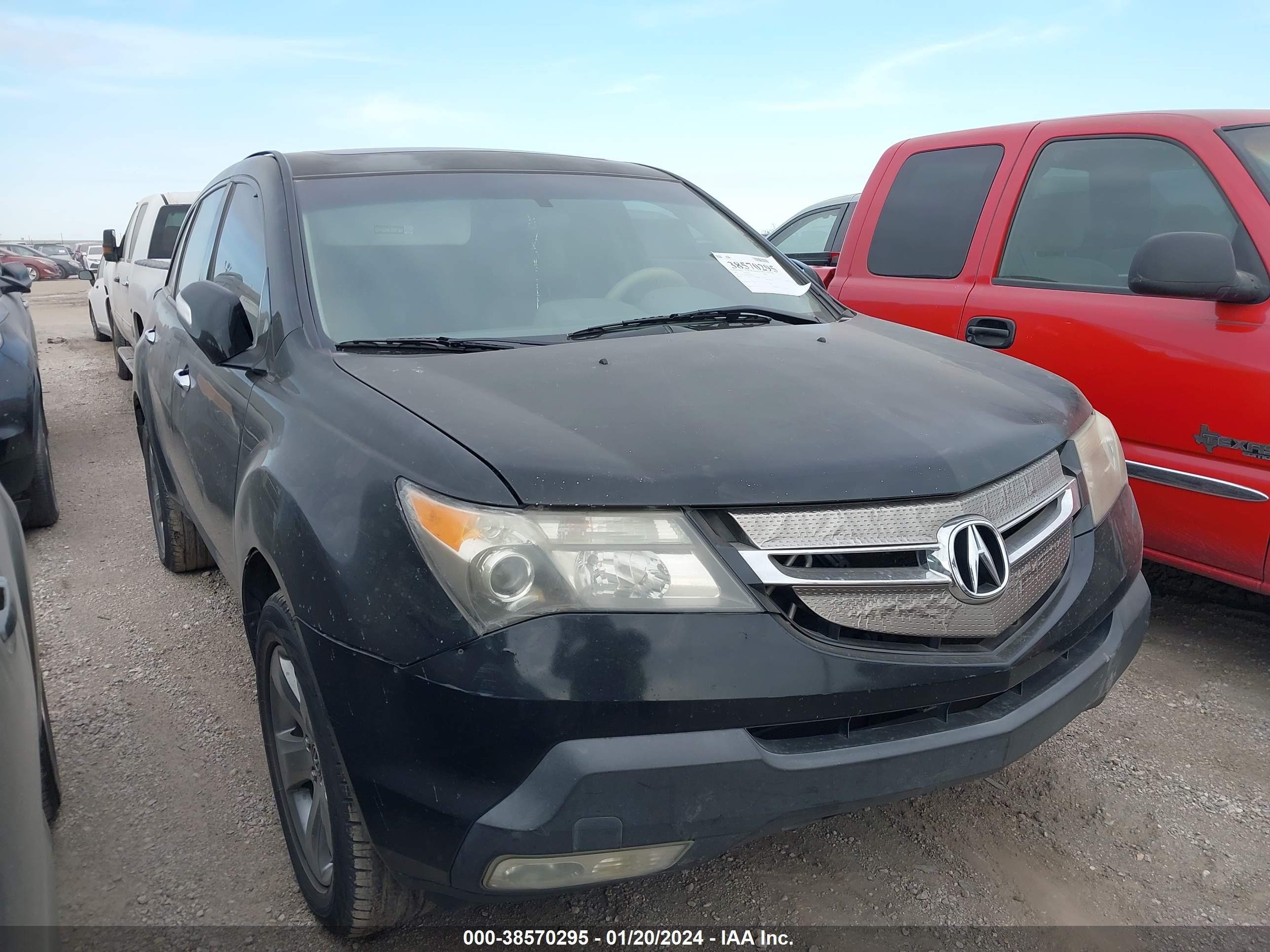 ACURA MDX 2007 2hnyd28537h506764