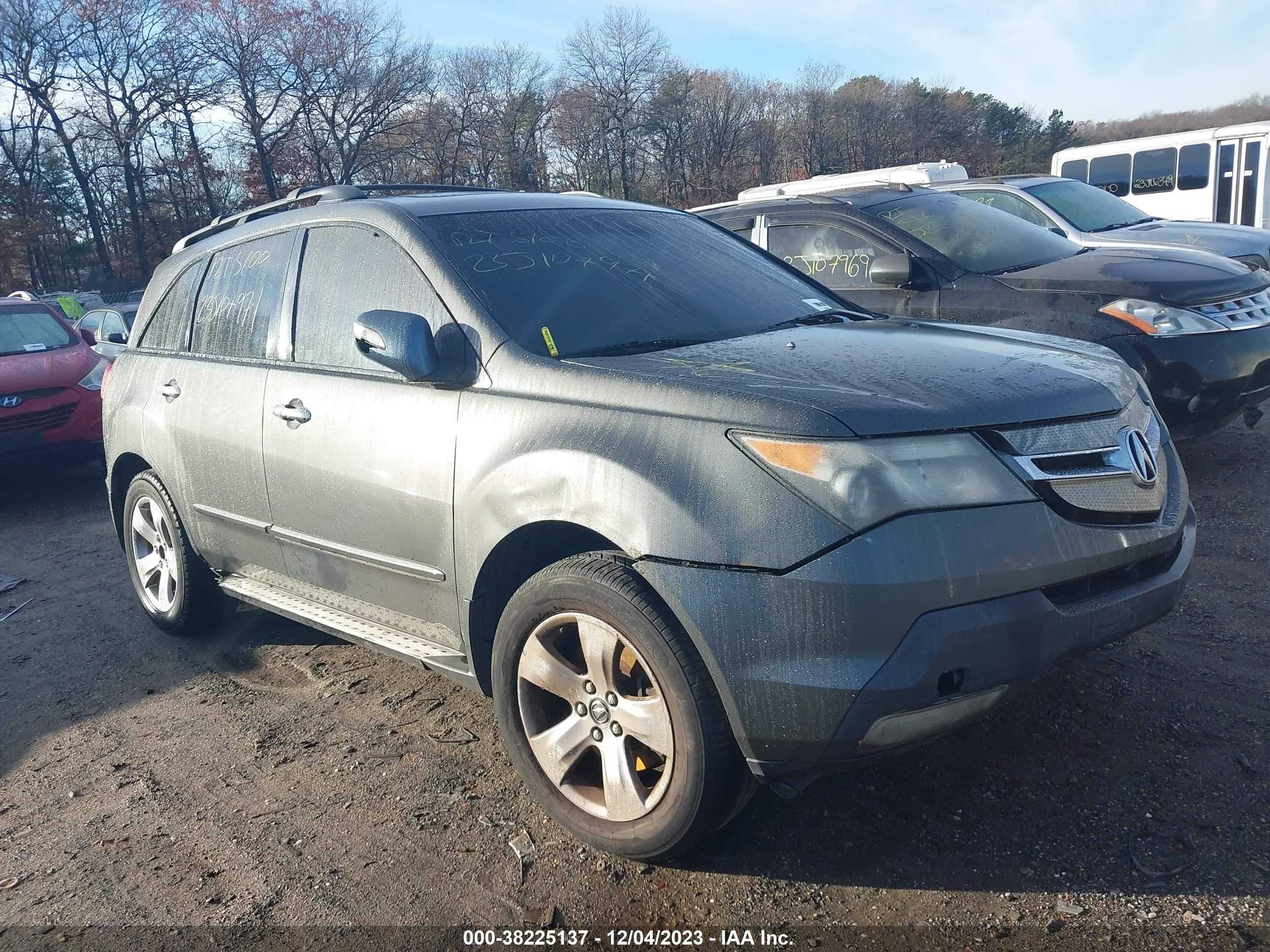 ACURA MDX 2007 2hnyd28547h516073