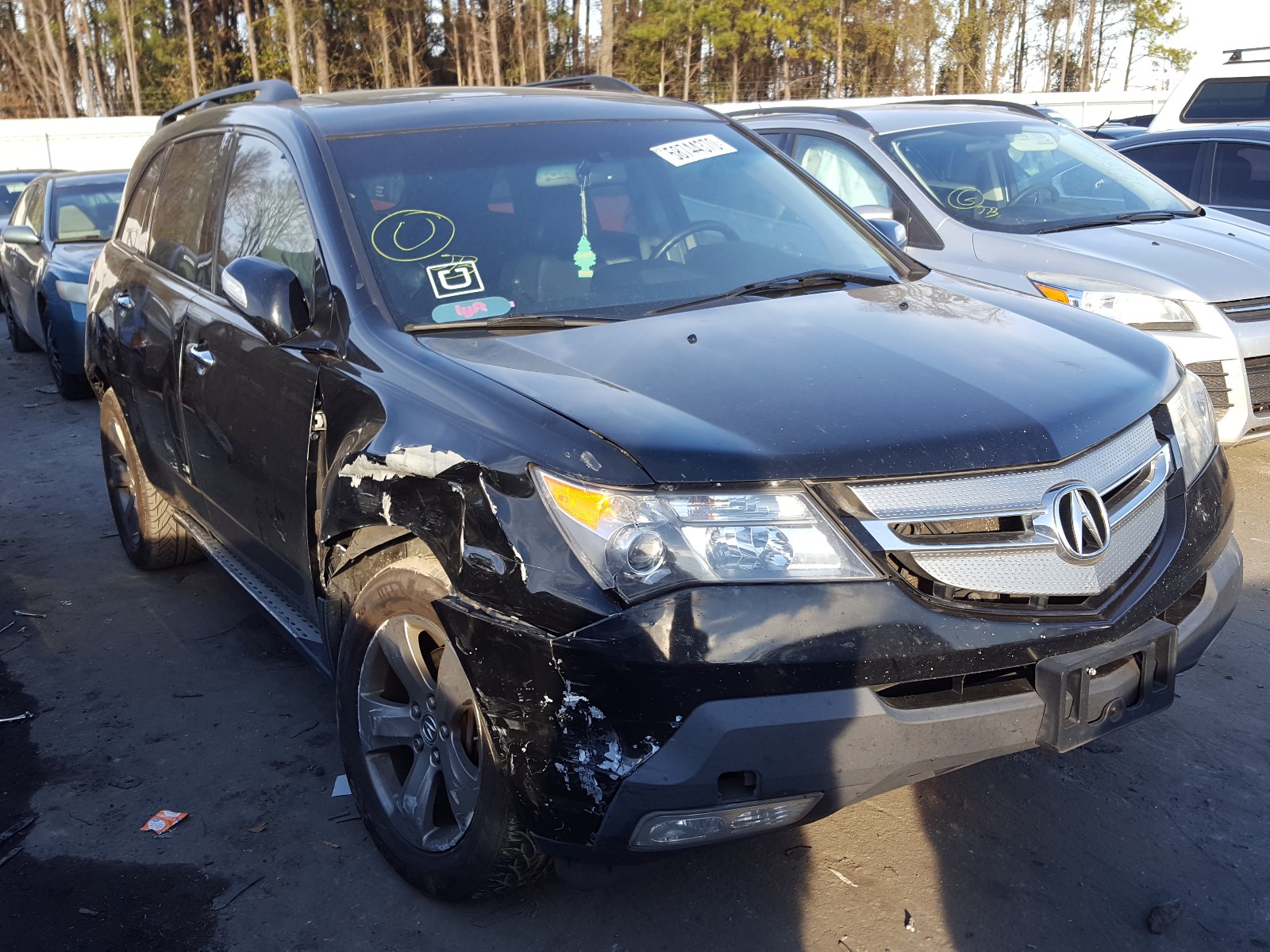 ACURA MDX SPORT 2008 2hnyd28548h502336