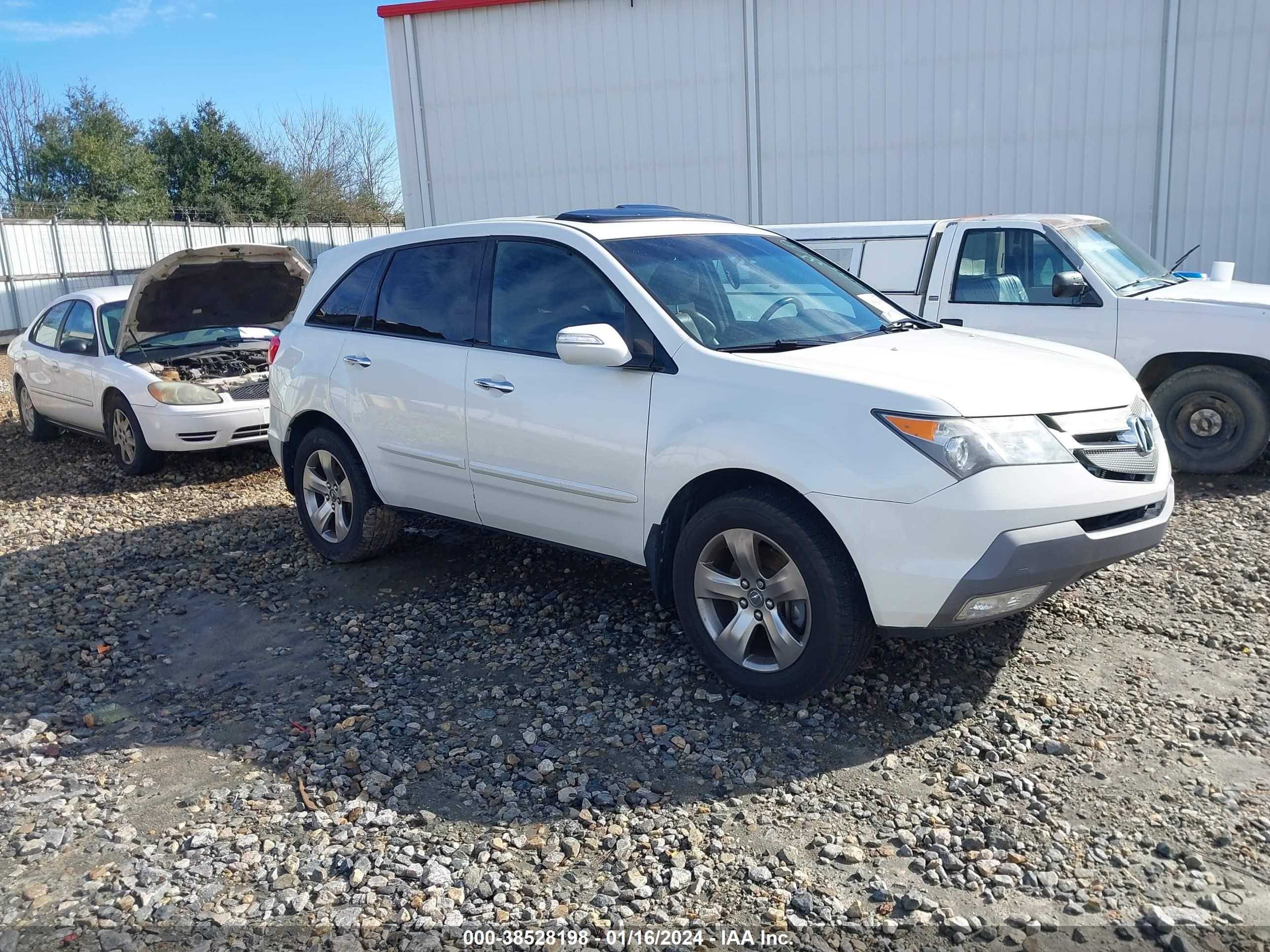 ACURA MDX 2007 2hnyd28577h507965