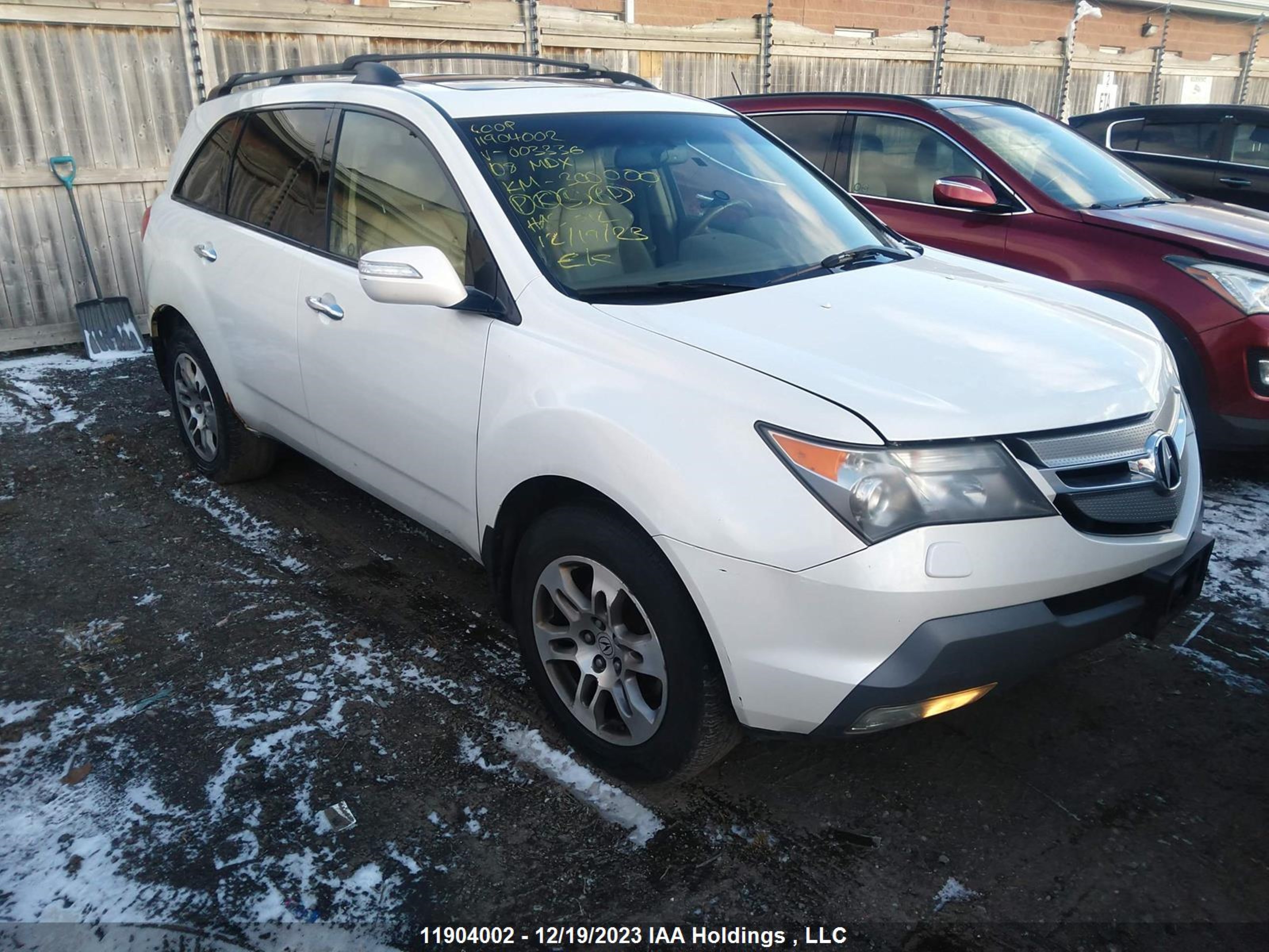 ACURA MDX 2008 2hnyd28578h003336