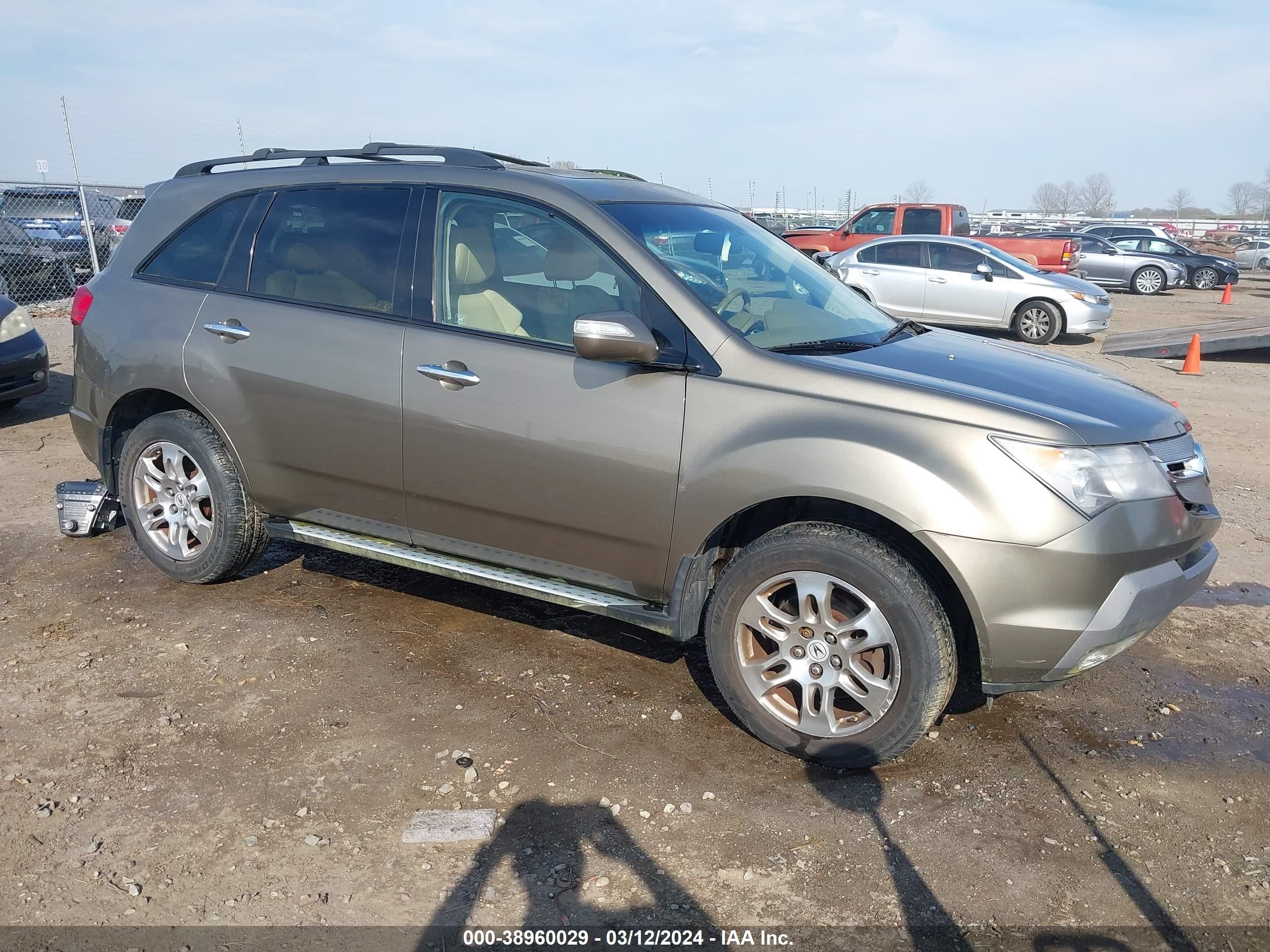 ACURA MDX 2009 2hnyd28609h508919