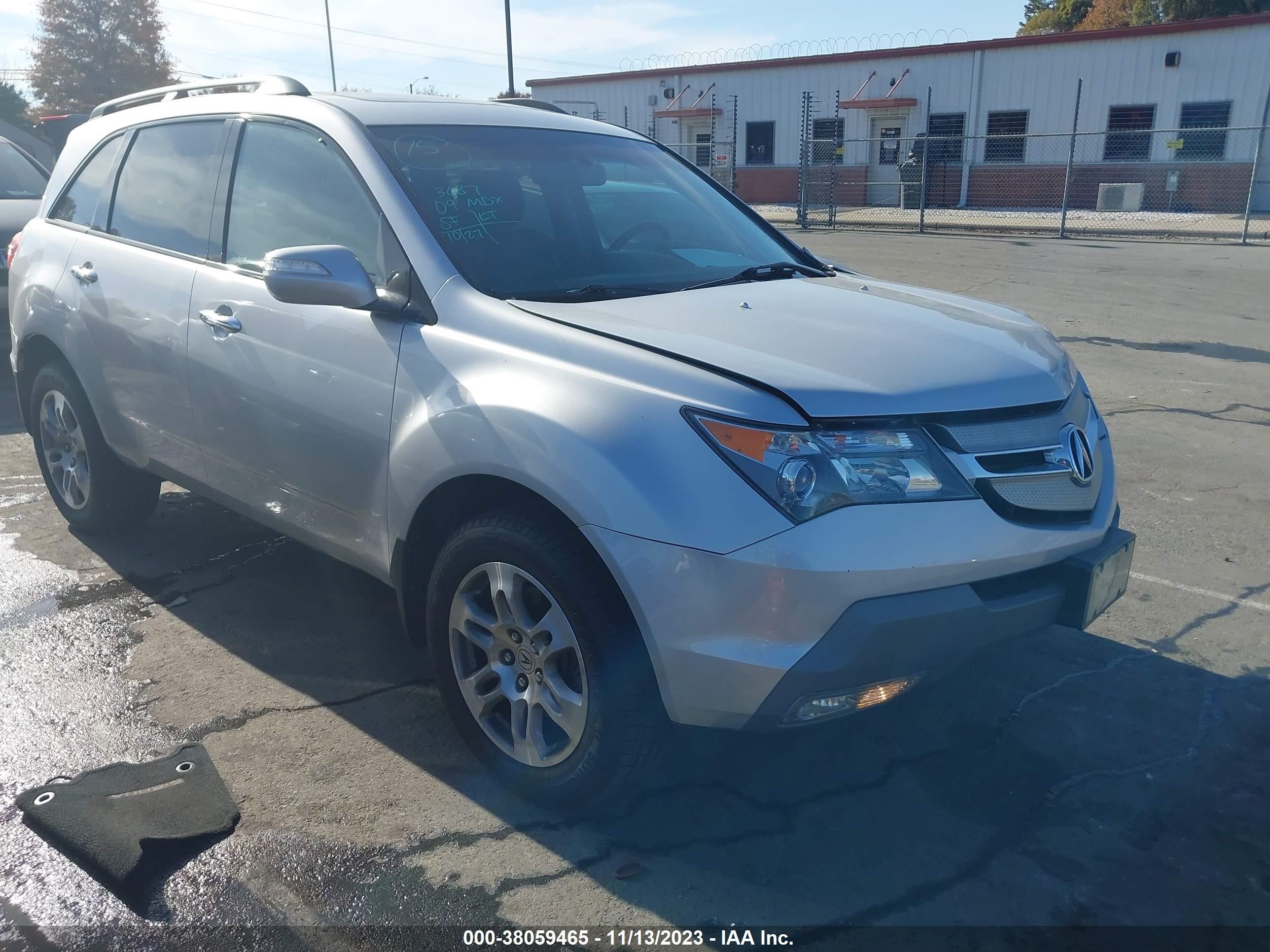 ACURA MDX 2009 2hnyd28609h510024