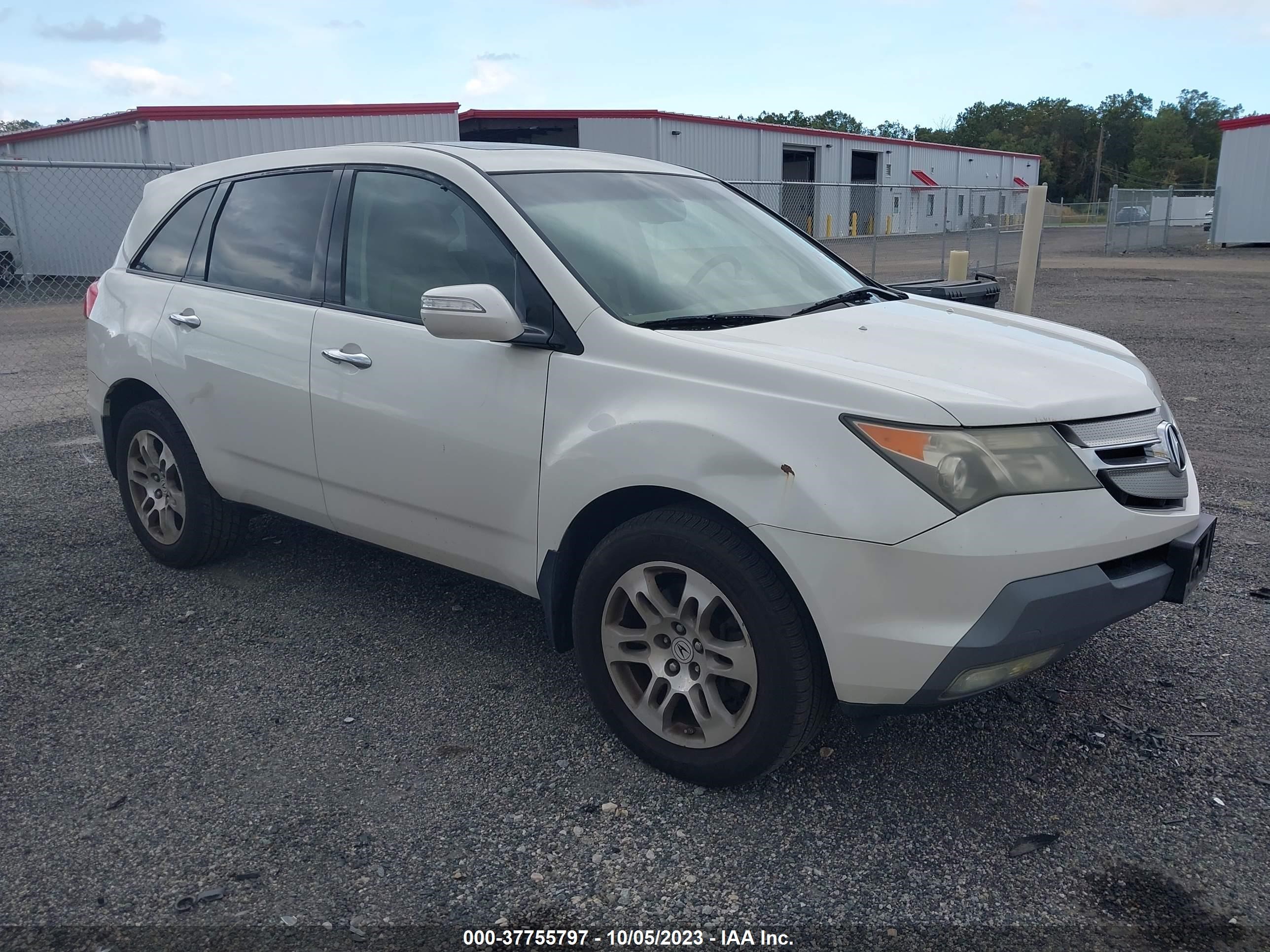 ACURA MDX 2008 2hnyd28618h543239