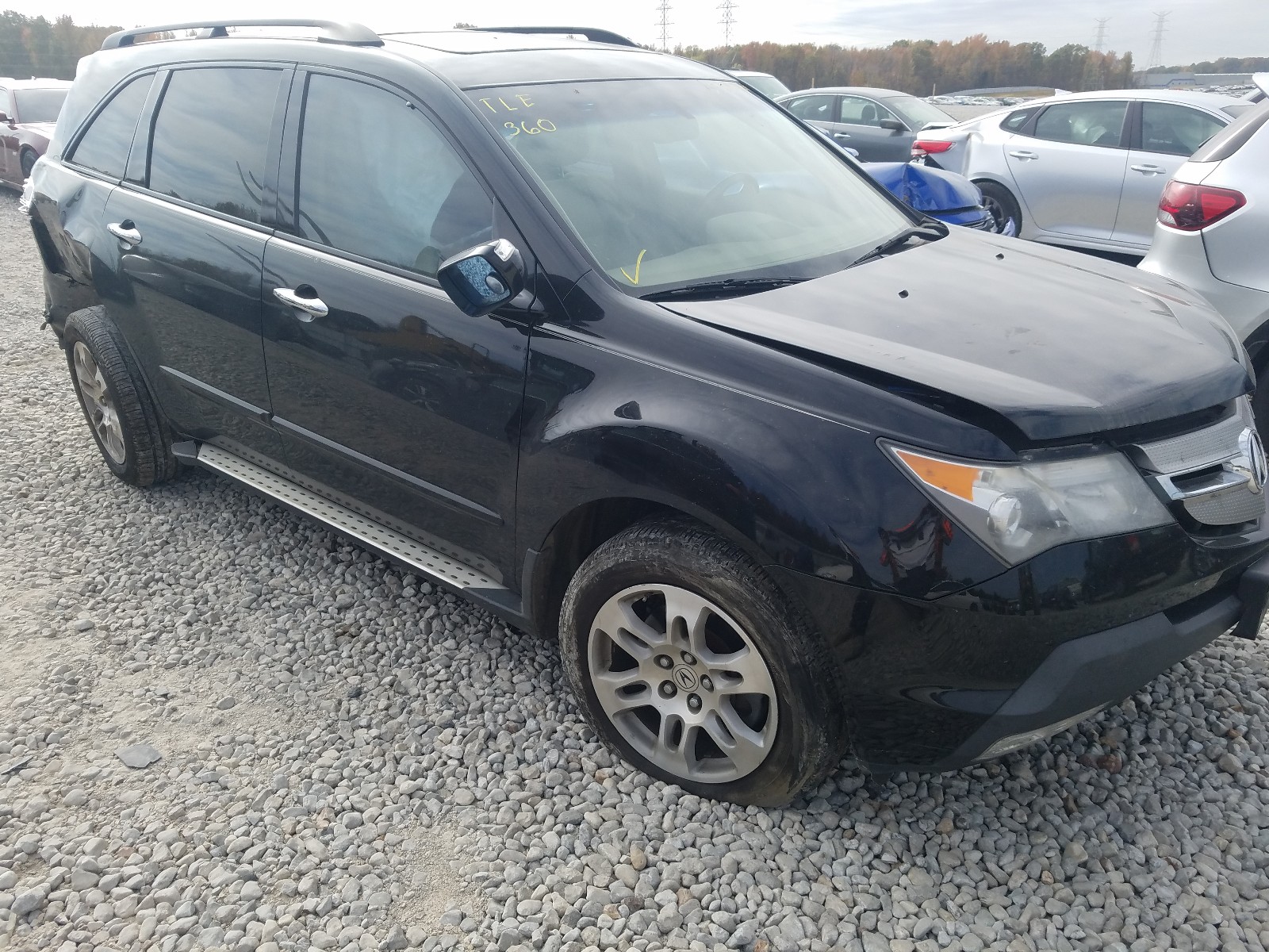 ACURA MDX TECHNO 2008 2hnyd28618h549817