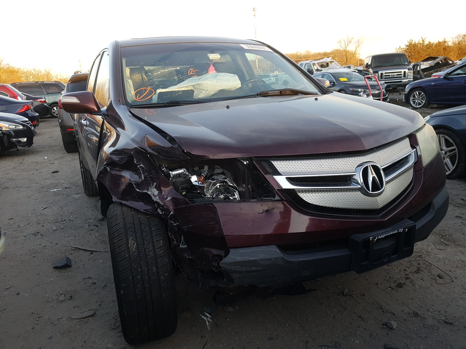 ACURA MDX TECHNO 2009 2hnyd28619h510727