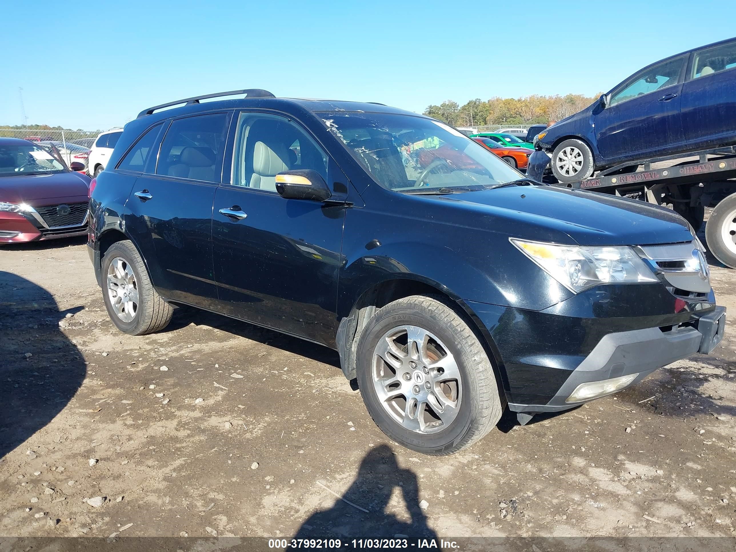 ACURA MDX 2009 2hnyd28619h523171