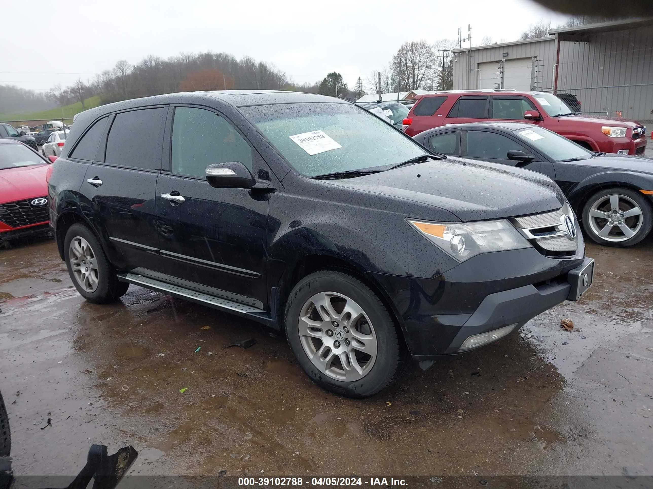 ACURA MDX 2009 2hnyd28619h529830