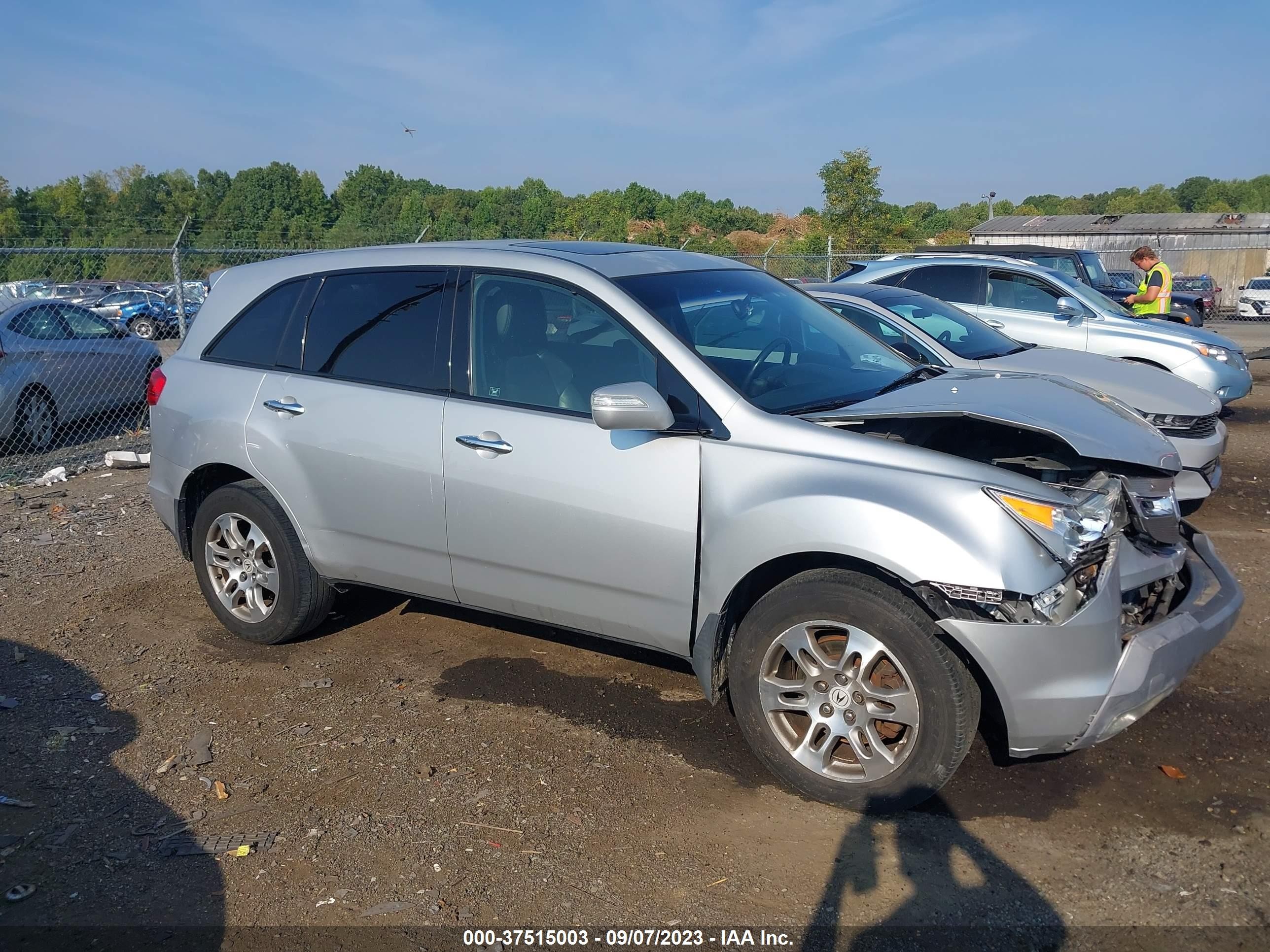 ACURA MDX 2009 2hnyd28619h529925