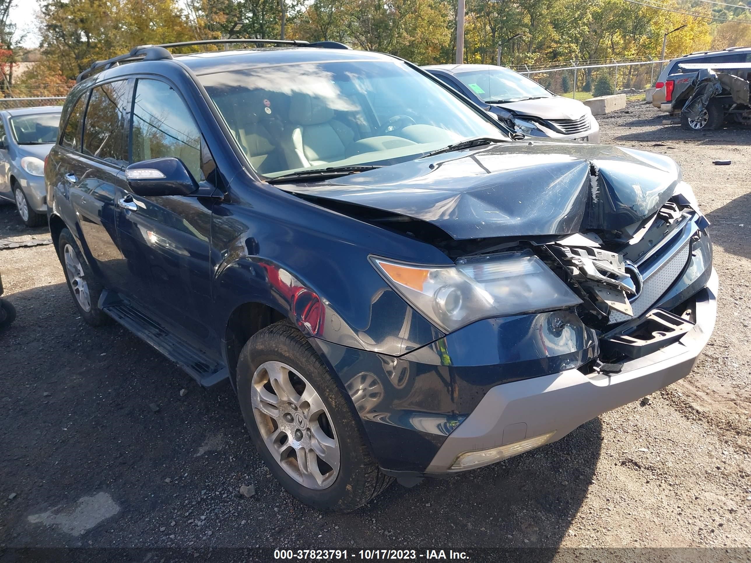 ACURA MDX 2009 2hnyd28629h510171