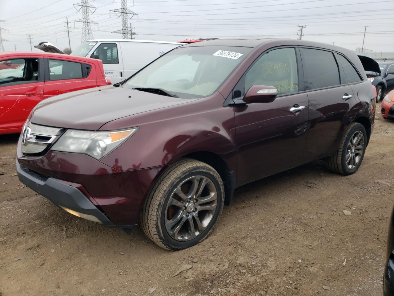 ACURA MDX 2008 2hnyd28638h556431