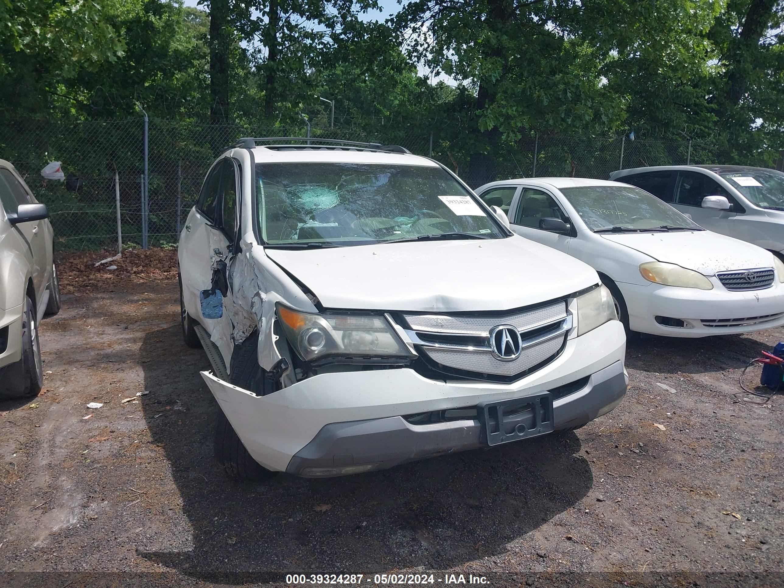 ACURA MDX 2009 2hnyd28649h509961