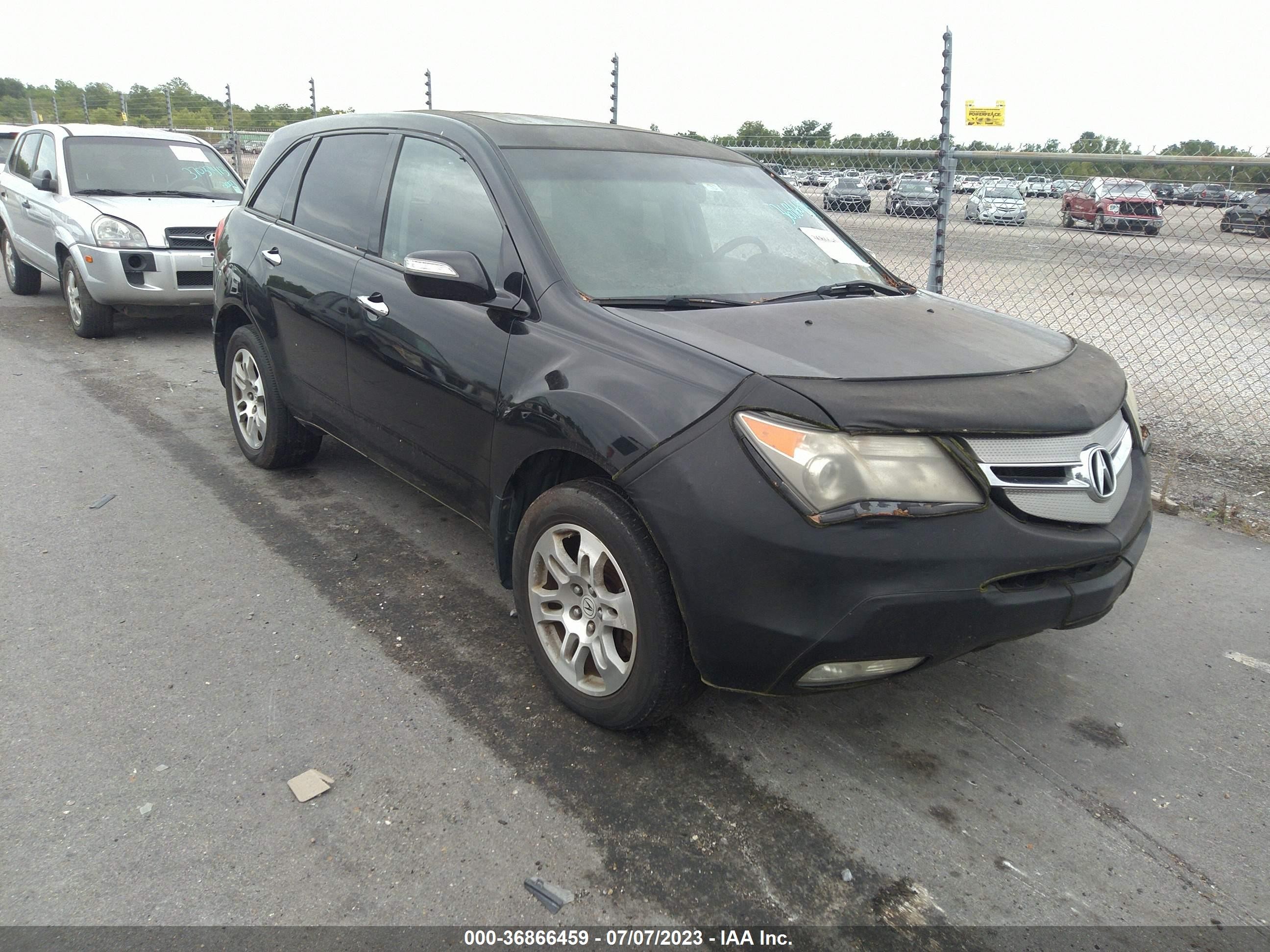 ACURA MDX 2008 2hnyd28658h549884