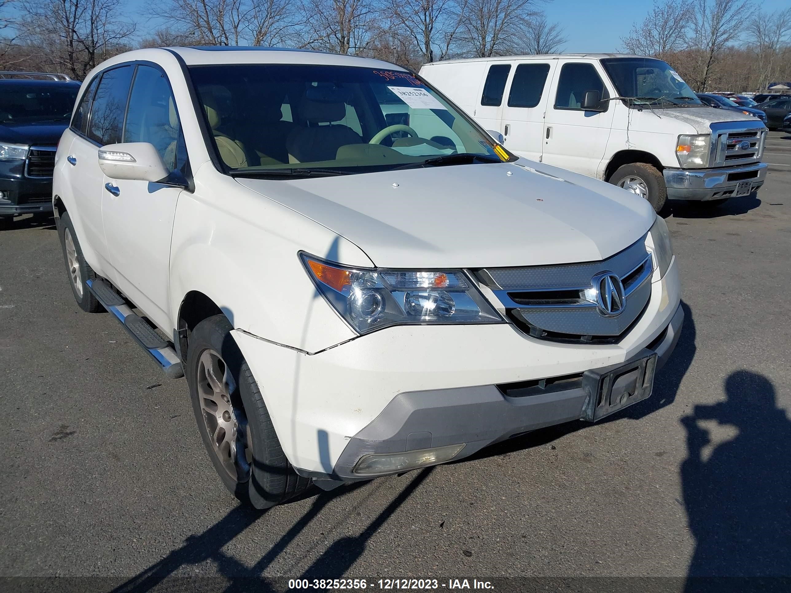 ACURA MDX 2008 2hnyd28668h553698