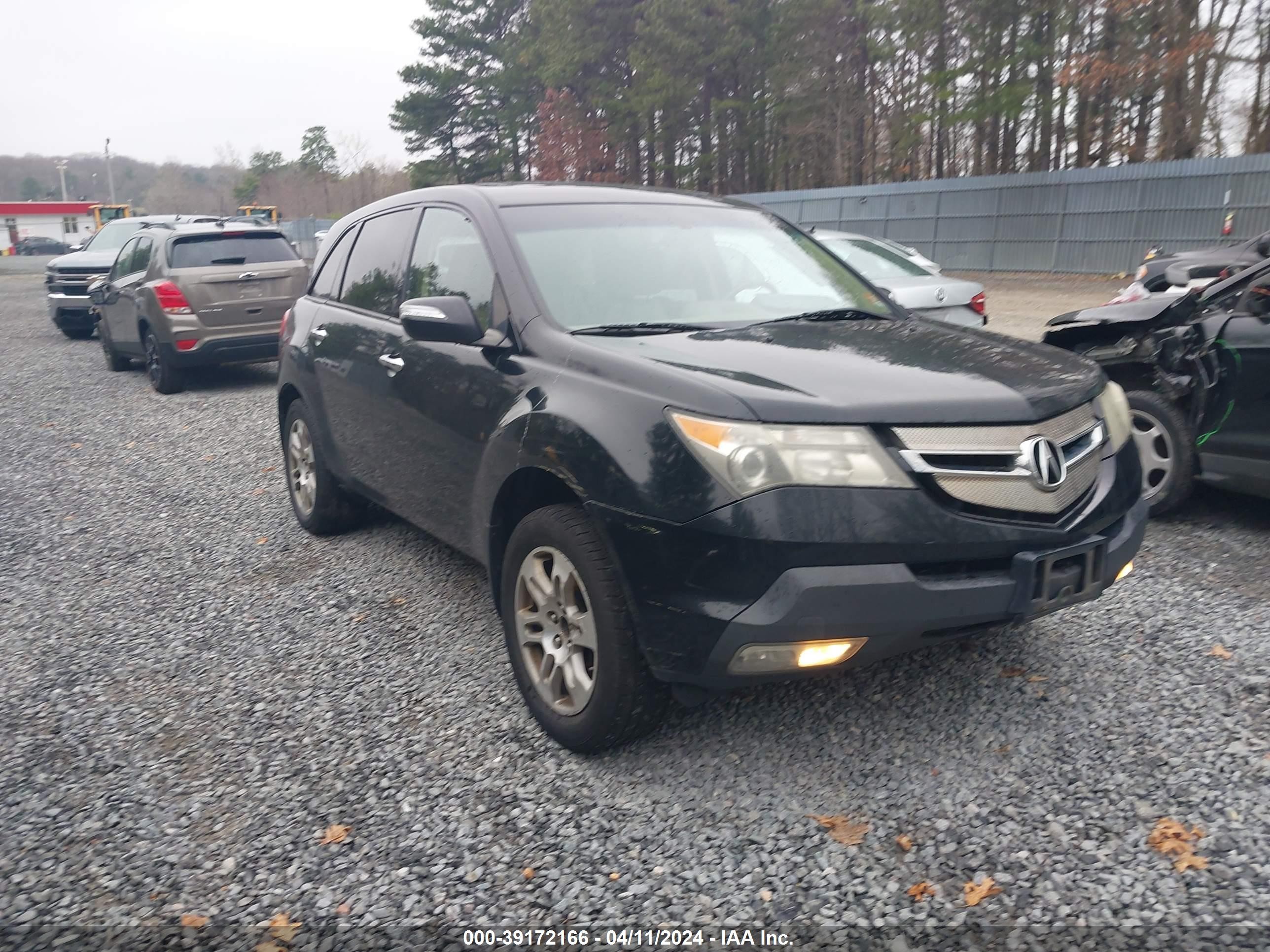 ACURA MDX 2009 2hnyd28679h532344