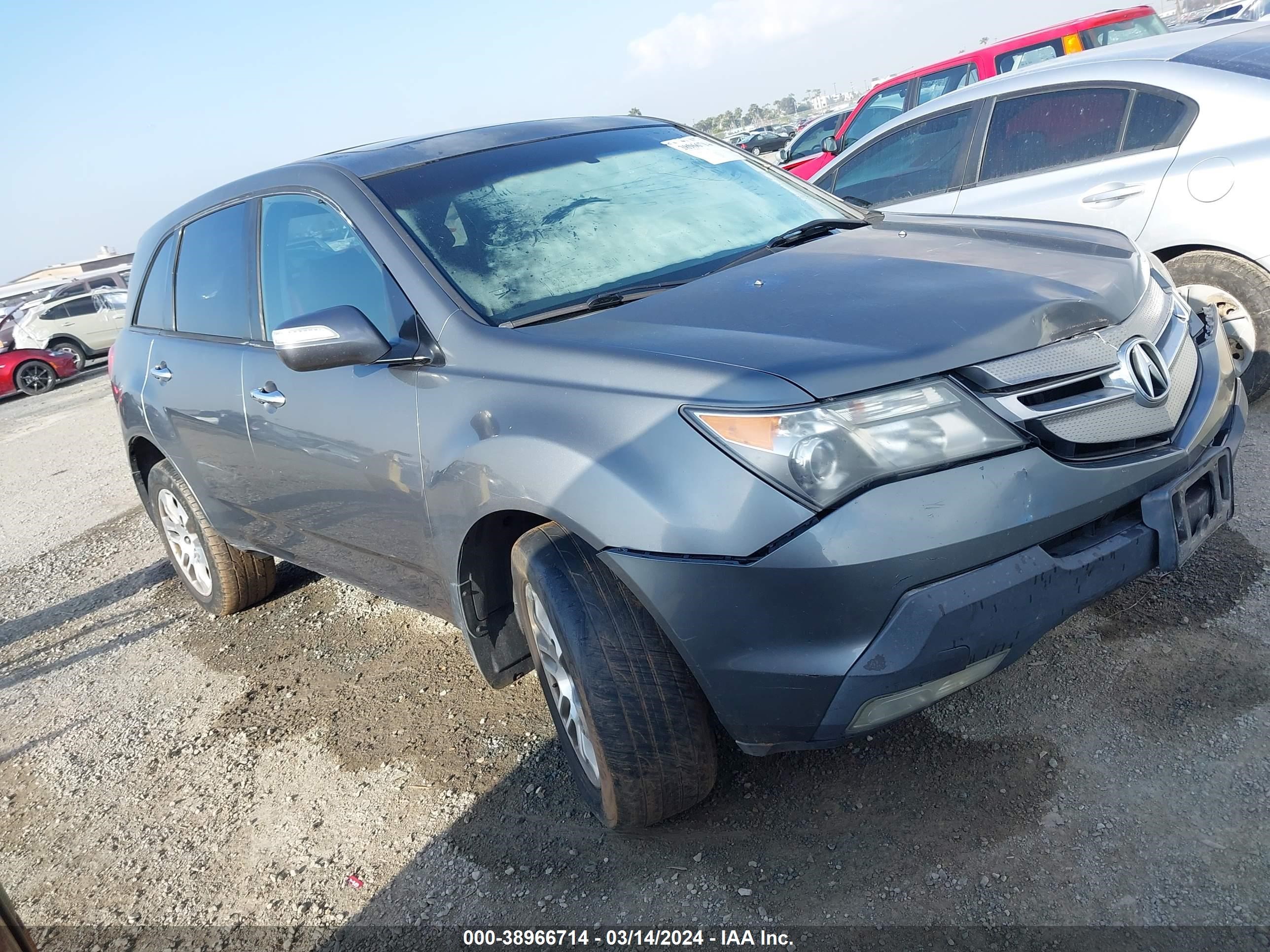 ACURA MDX 2008 2hnyd28688h546008