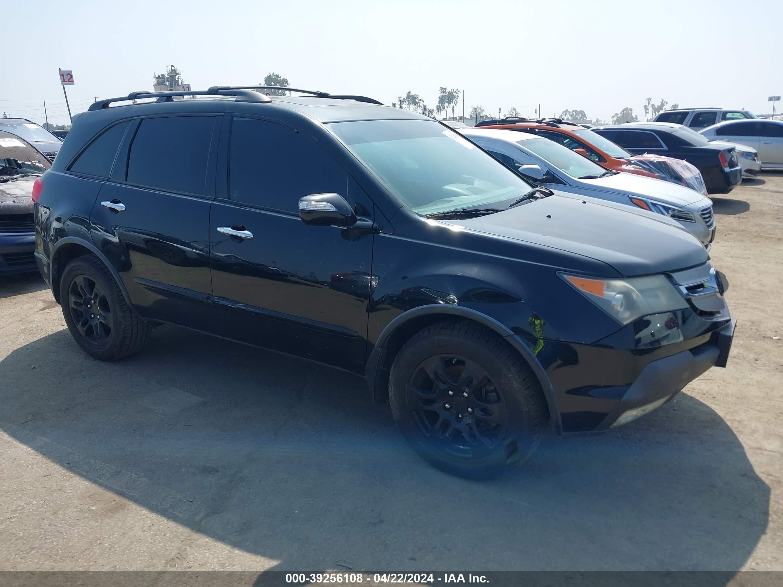 ACURA MDX 2008 2hnyd28688h548681