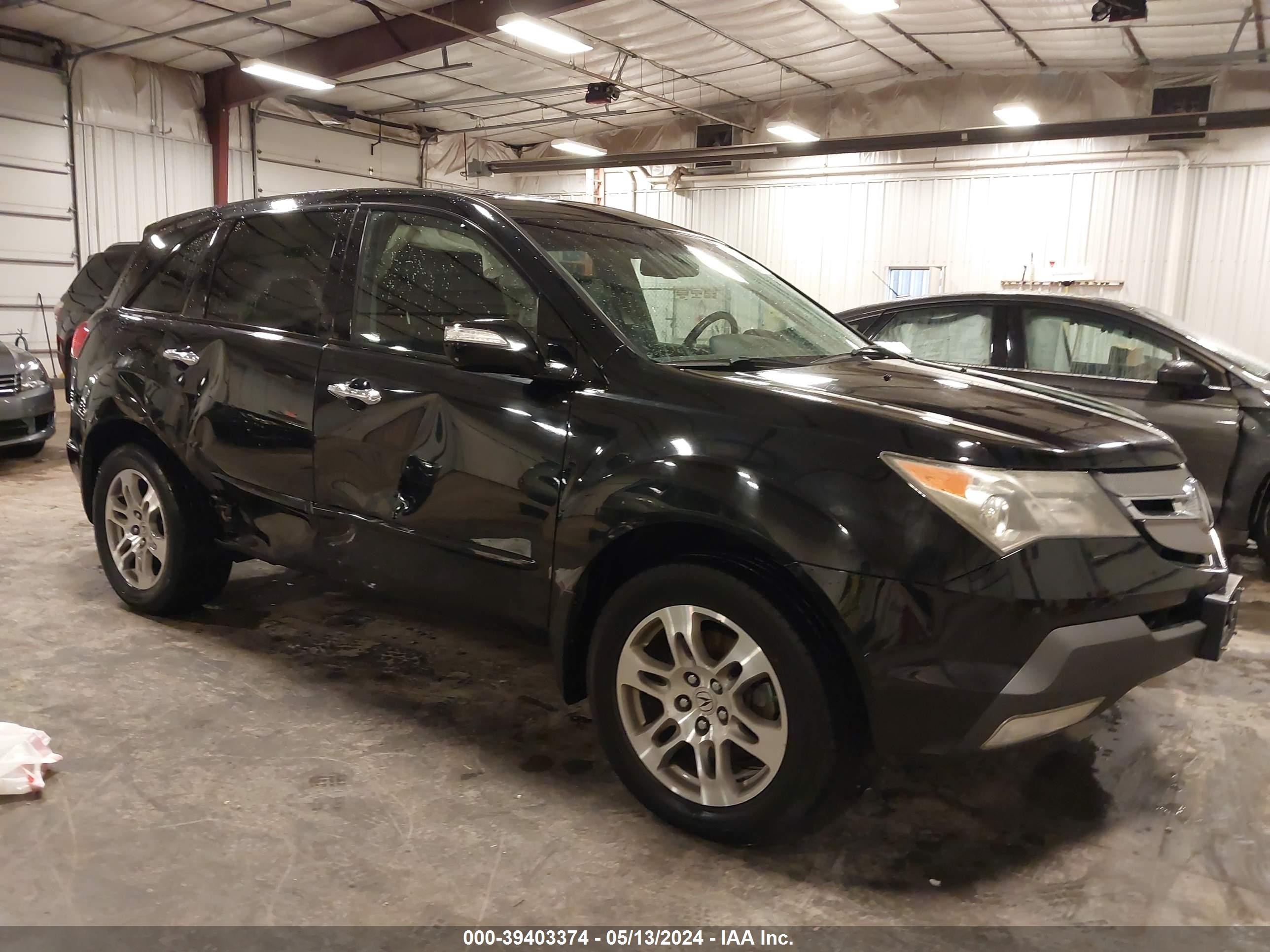 ACURA MDX 2008 2hnyd286x8h543742