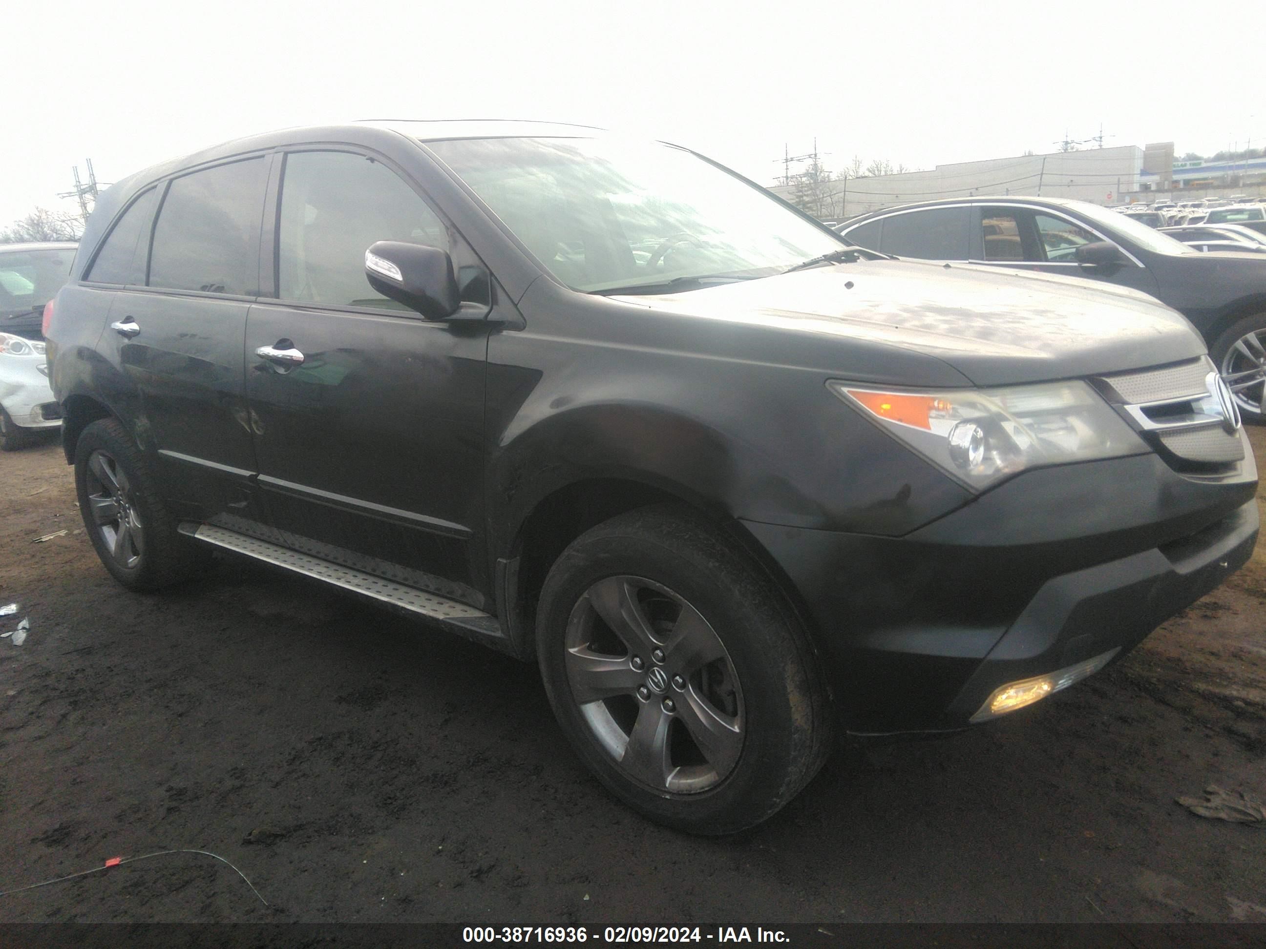 ACURA MDX 2009 2hnyd28709h512042