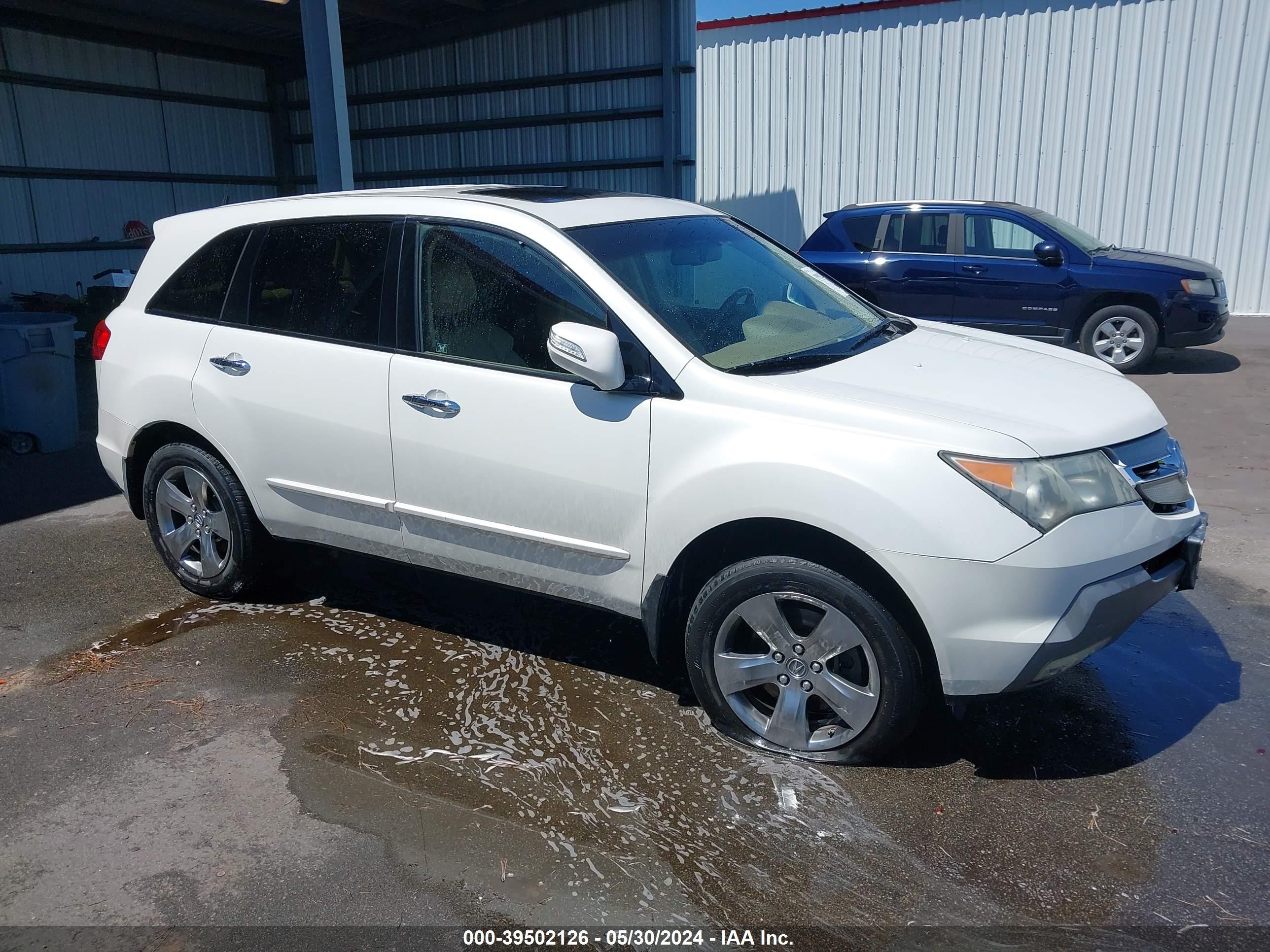 ACURA MDX 2008 2hnyd28748h547133