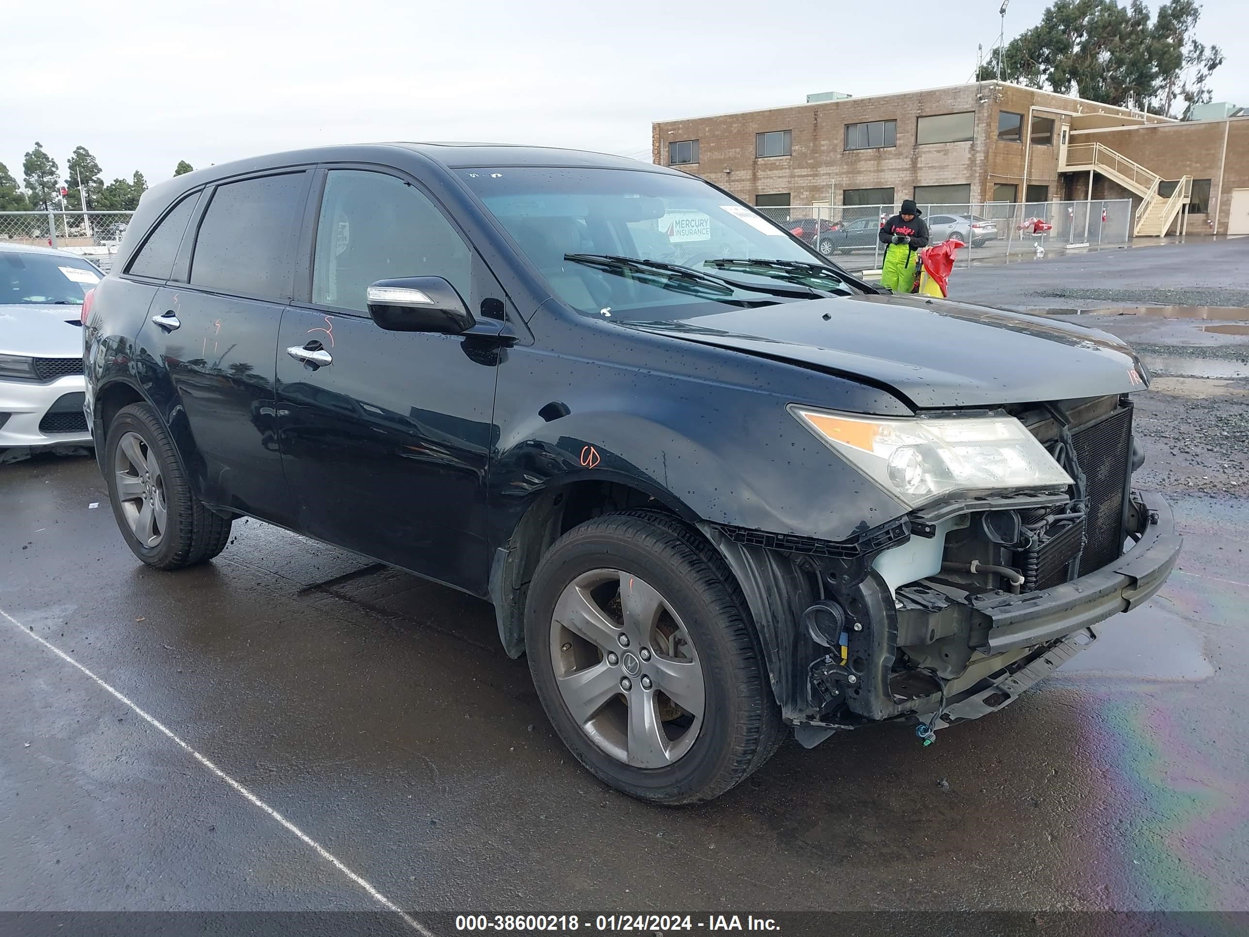 ACURA MDX 2008 2hnyd28788h545644