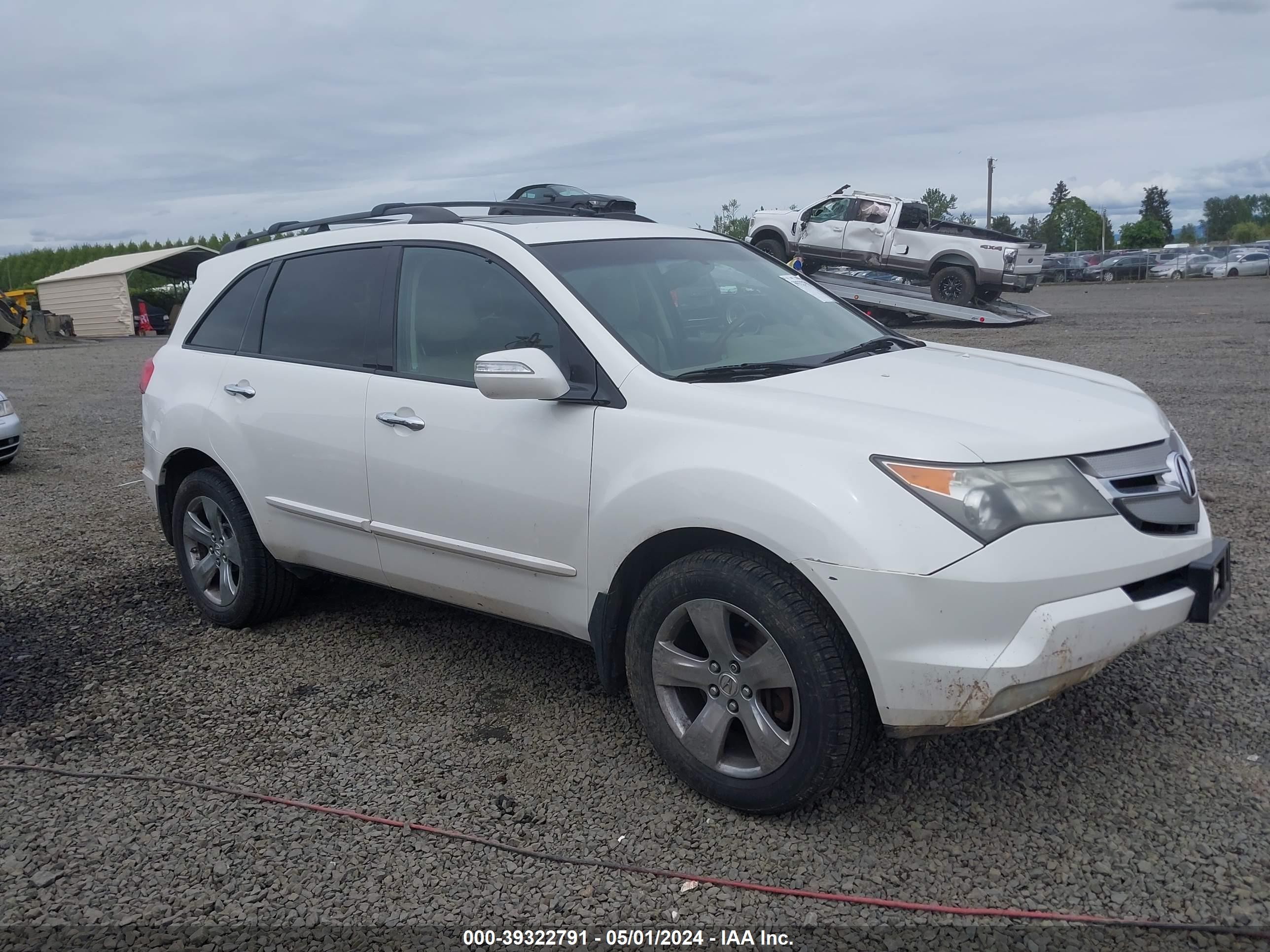 ACURA MDX 2009 2hnyd28799h512024