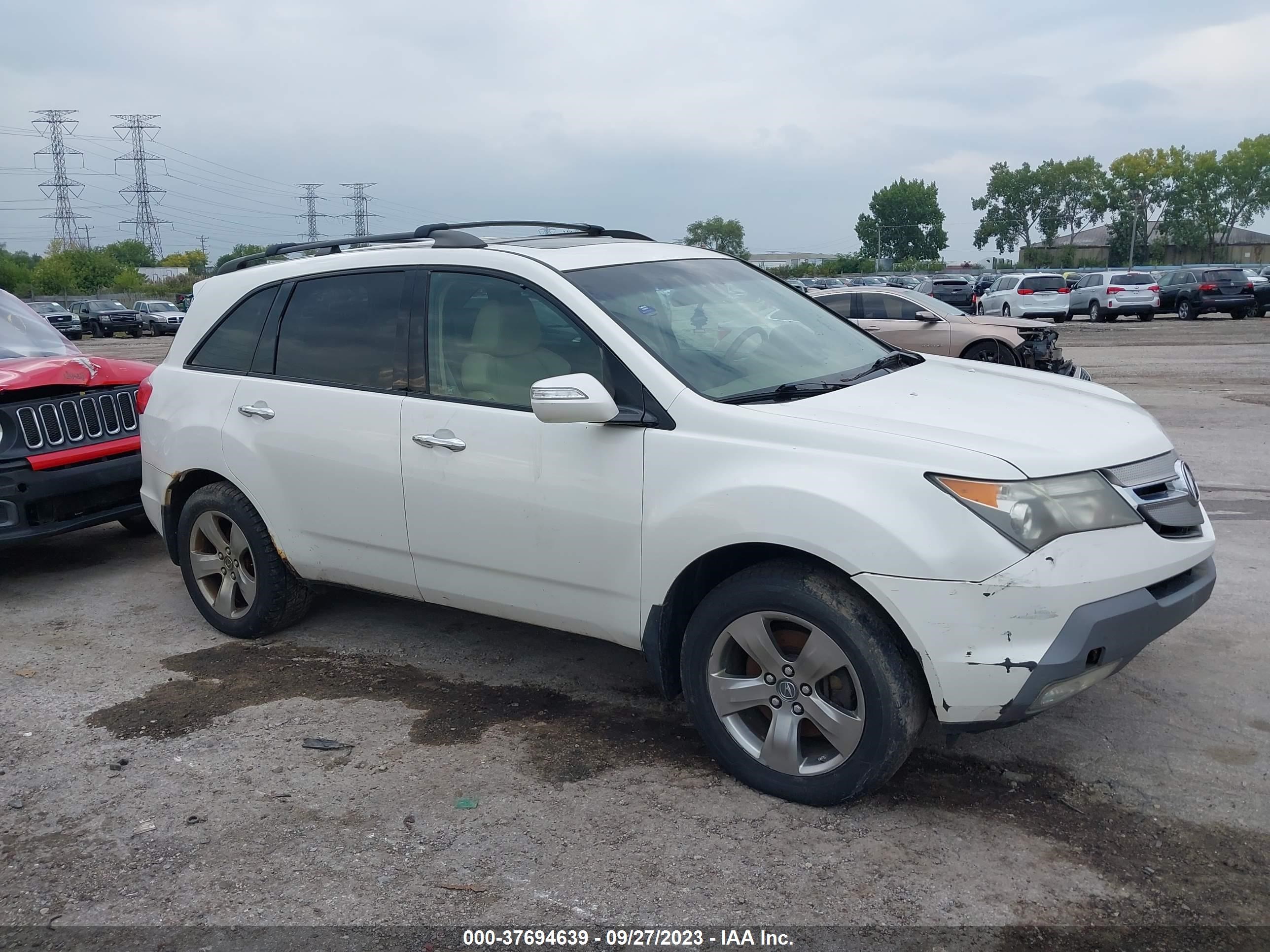 ACURA MDX 2007 2hnyd28807h531566