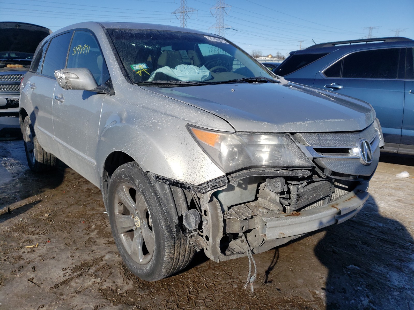 ACURA MDX SPORT 2007 2hnyd28807h543040