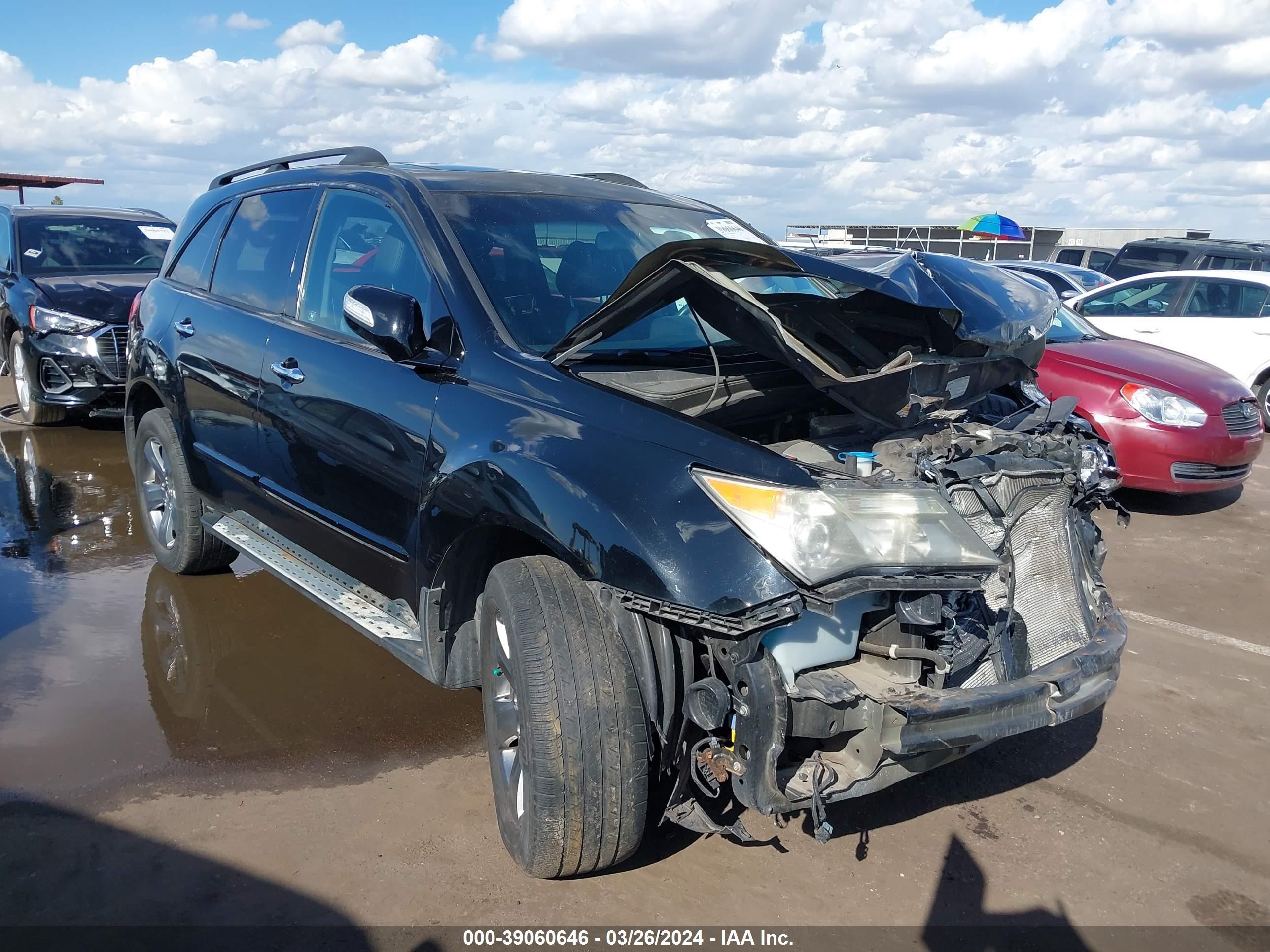 ACURA MDX 2009 2hnyd28809h503642