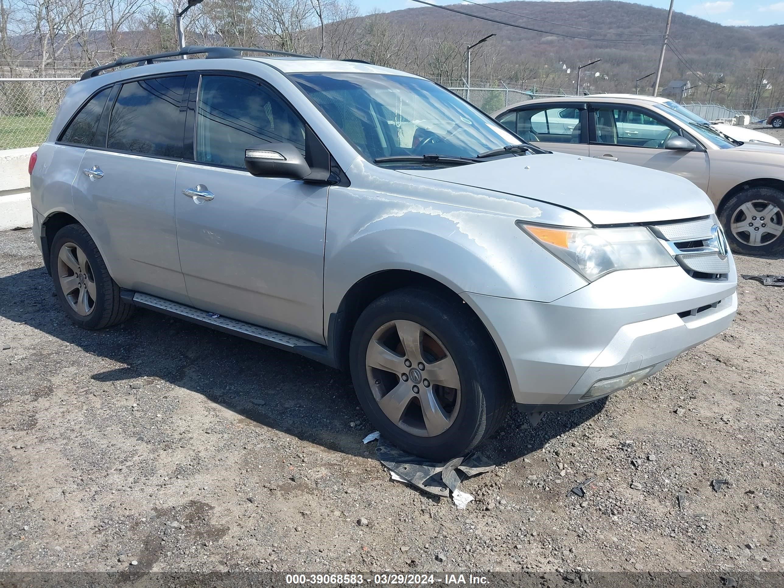 ACURA MDX 2009 2hnyd28819h503245