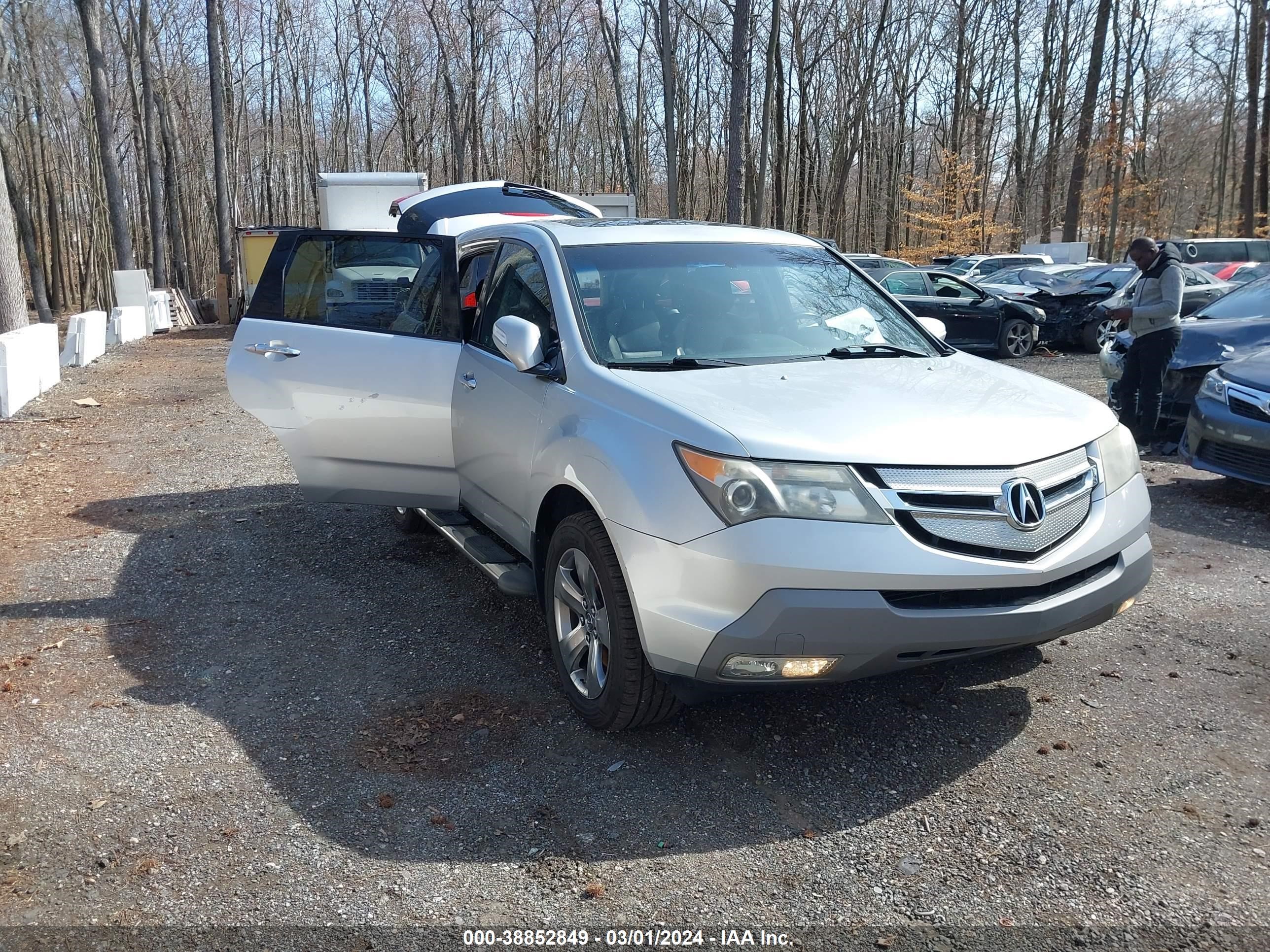 ACURA MDX 2007 2hnyd28827h547784