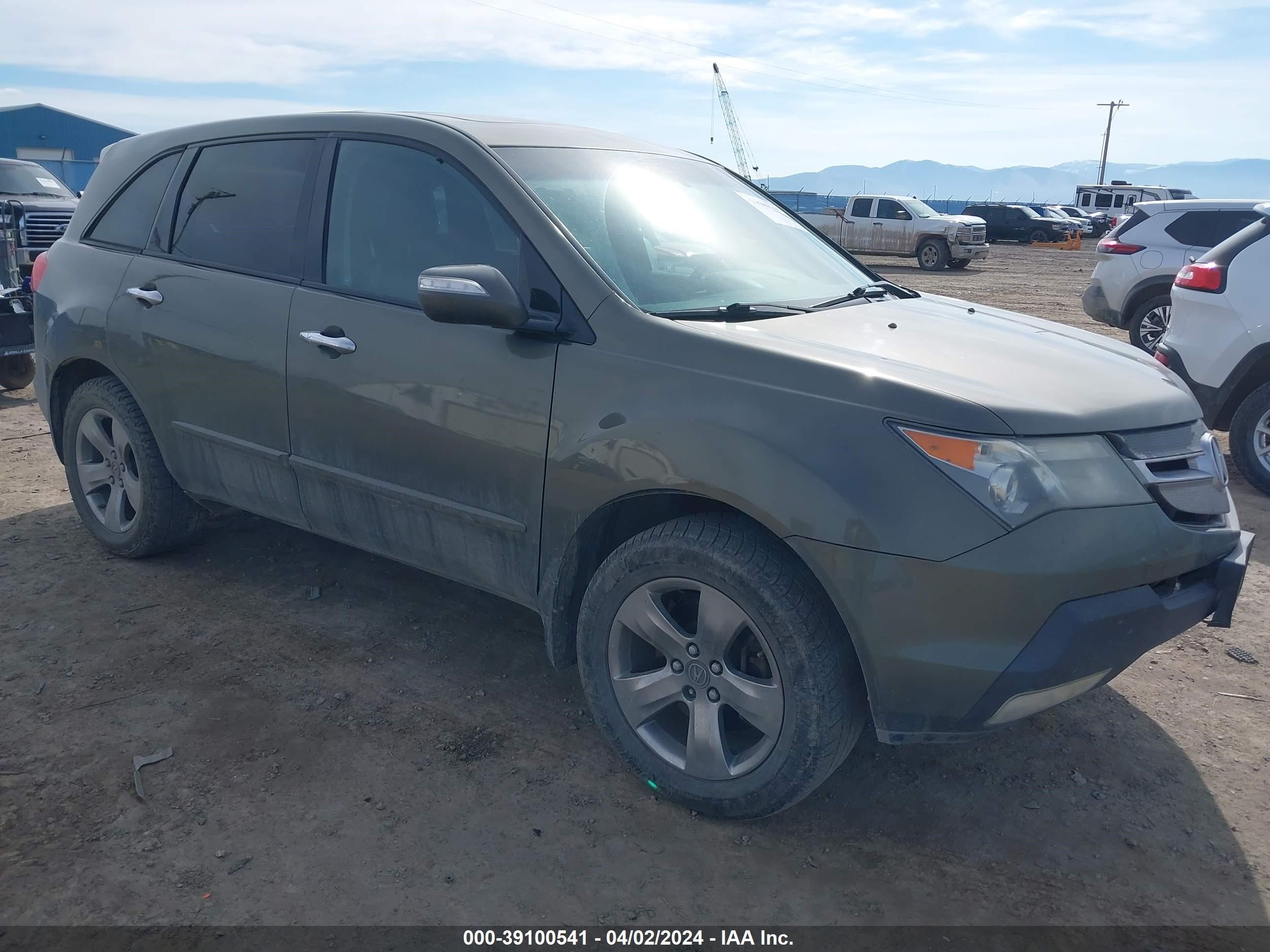 ACURA MDX 2007 2hnyd28827h548935